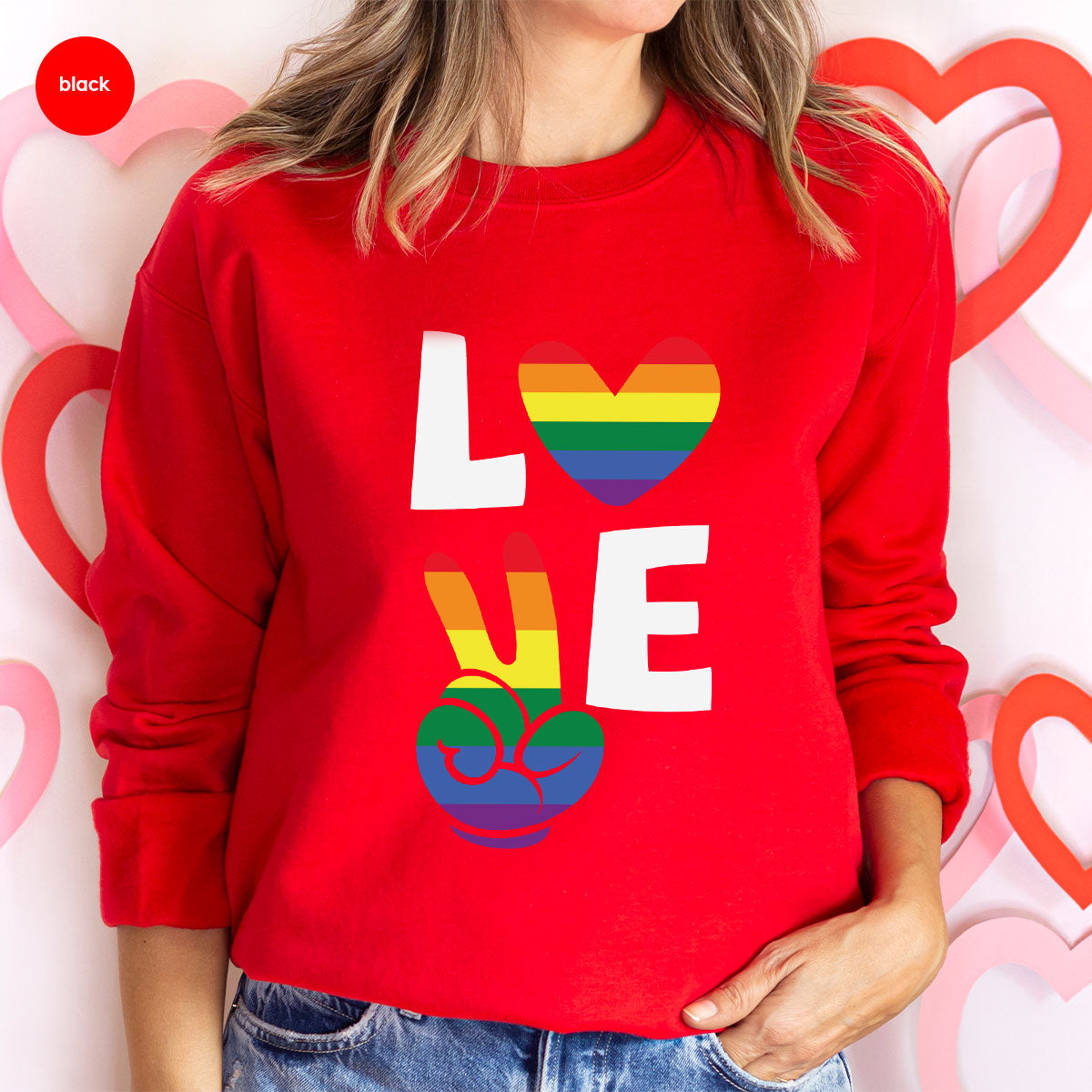 LGBT Love Shirt, Rainbow Glory T-Shirt, Pride Tee
