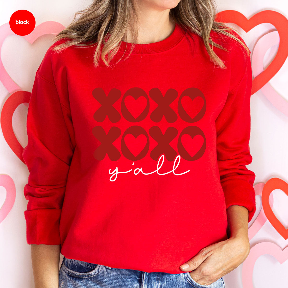 XOXO Shirt, Love Shirt, Valentine's Day T-Shirt, Couple Match Shirt
