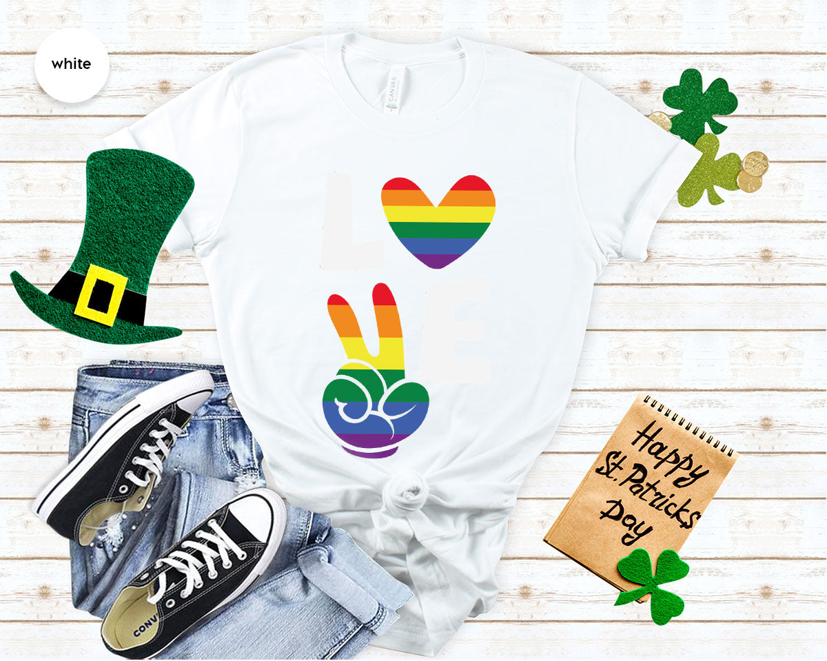 LGBT Love Shirt, Rainbow Glory T-Shirt, Pride Tee