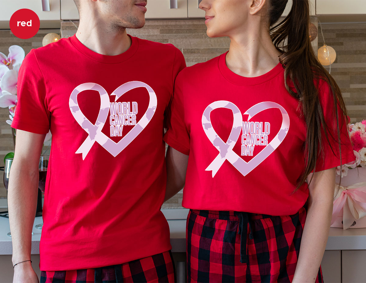 World Cancer Day Gift, Cancer Day T-Shirt, Cancer Day Support Shirt