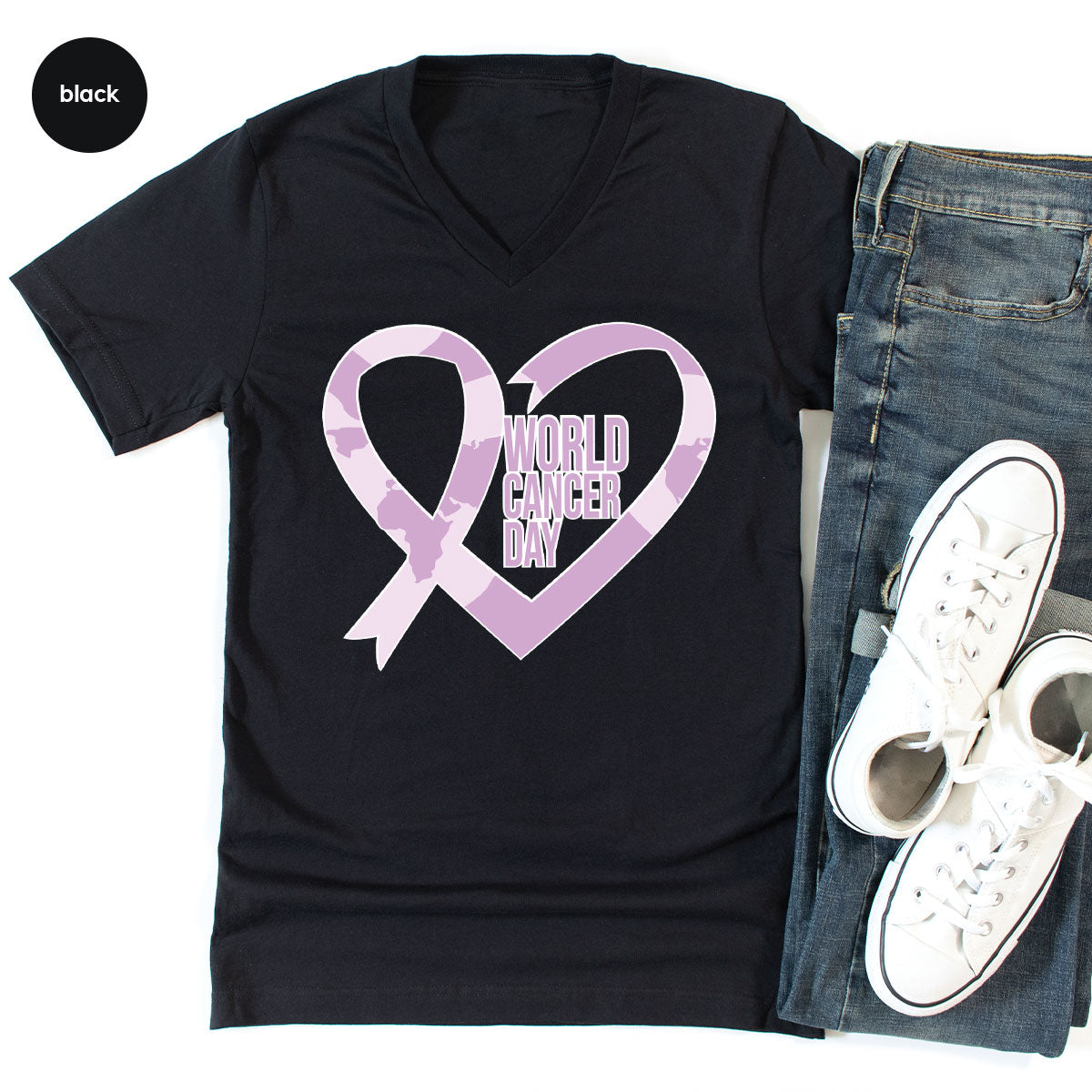 World Cancer Day Gift, Cancer Day T-Shirt, Cancer Day Support Shirt