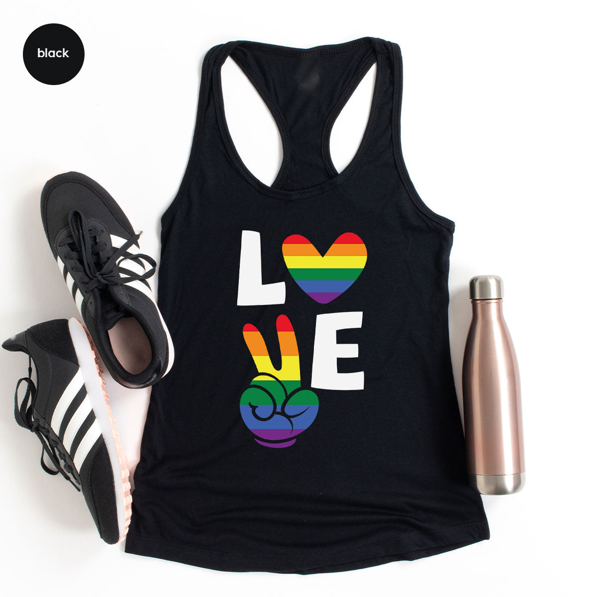 LGBT Love Shirt, Rainbow Glory T-Shirt, Pride Tee
