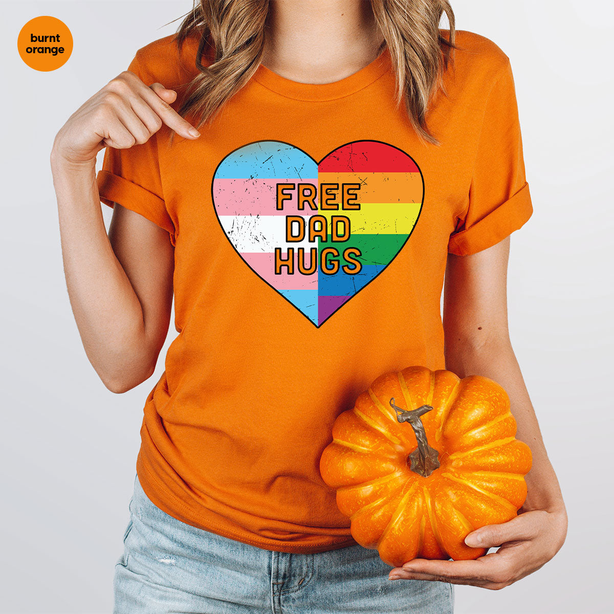 Free Dad Hugs Shirt, LGBT Shirt, LGBT Pride T-Shirt