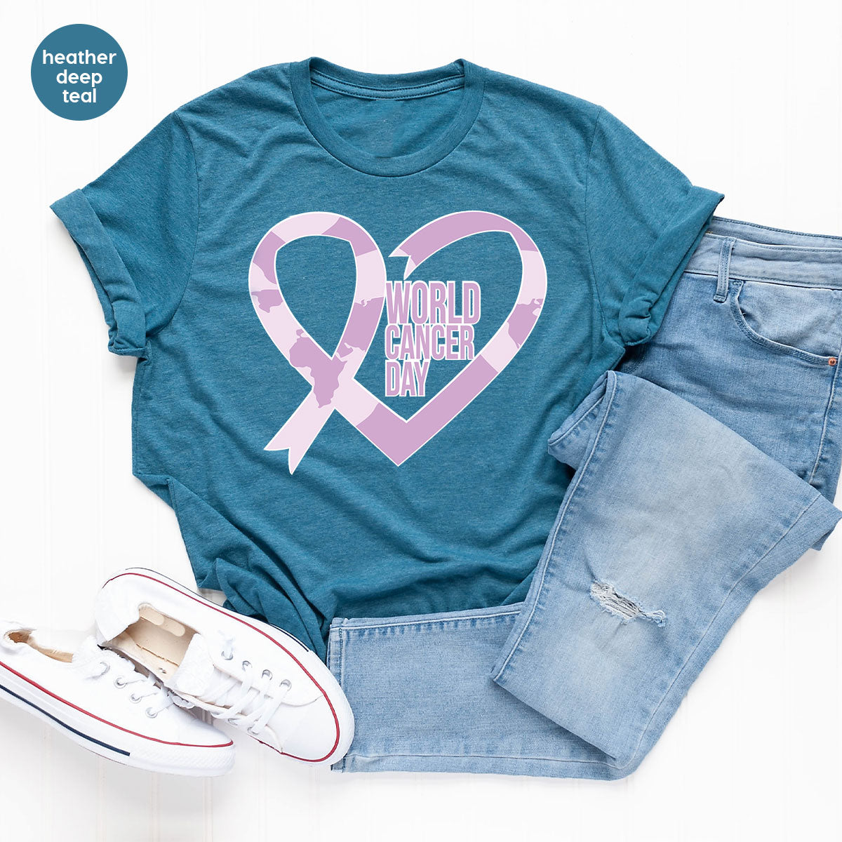 World Cancer Day Gift, Cancer Day T-Shirt, Cancer Day Support Shirt