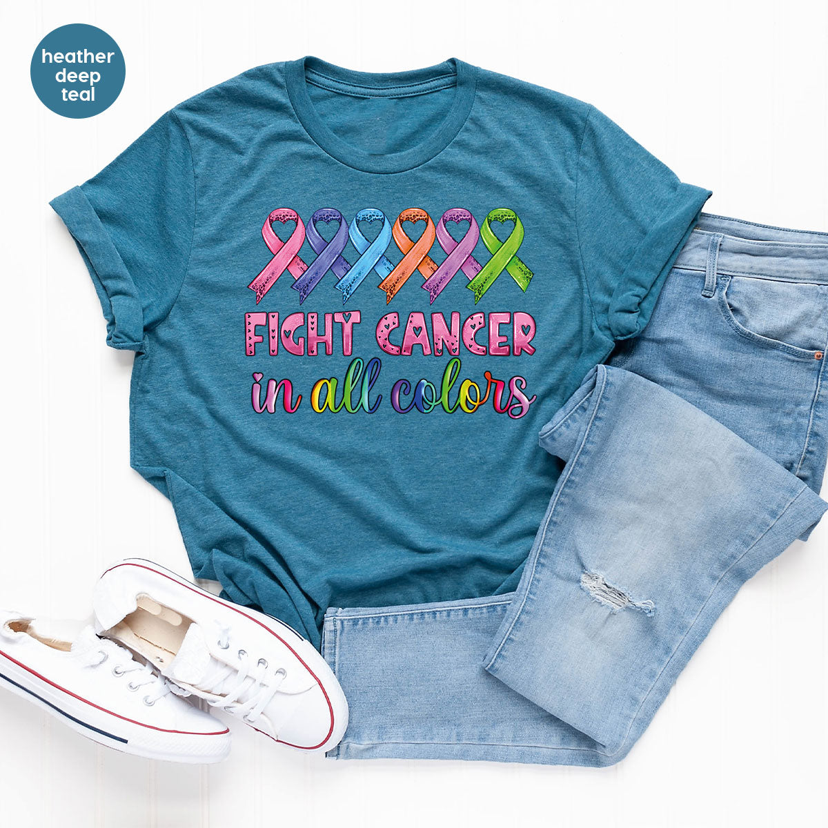 Lung Cancer Shirt, Cancer Family Shirt, Cancer Support T-Shirt