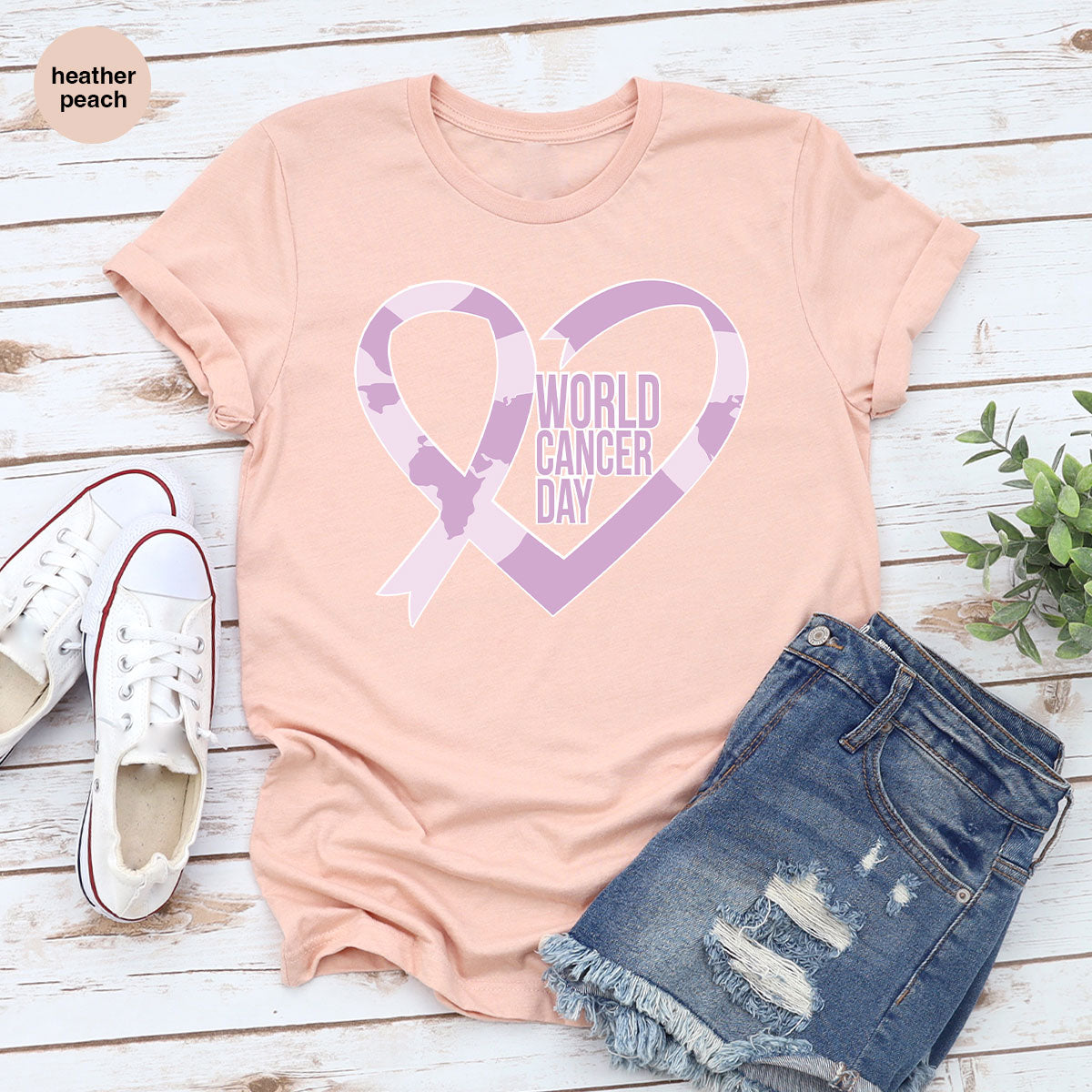 World Cancer Day Gift, Cancer Day T-Shirt, Cancer Day Support Shirt
