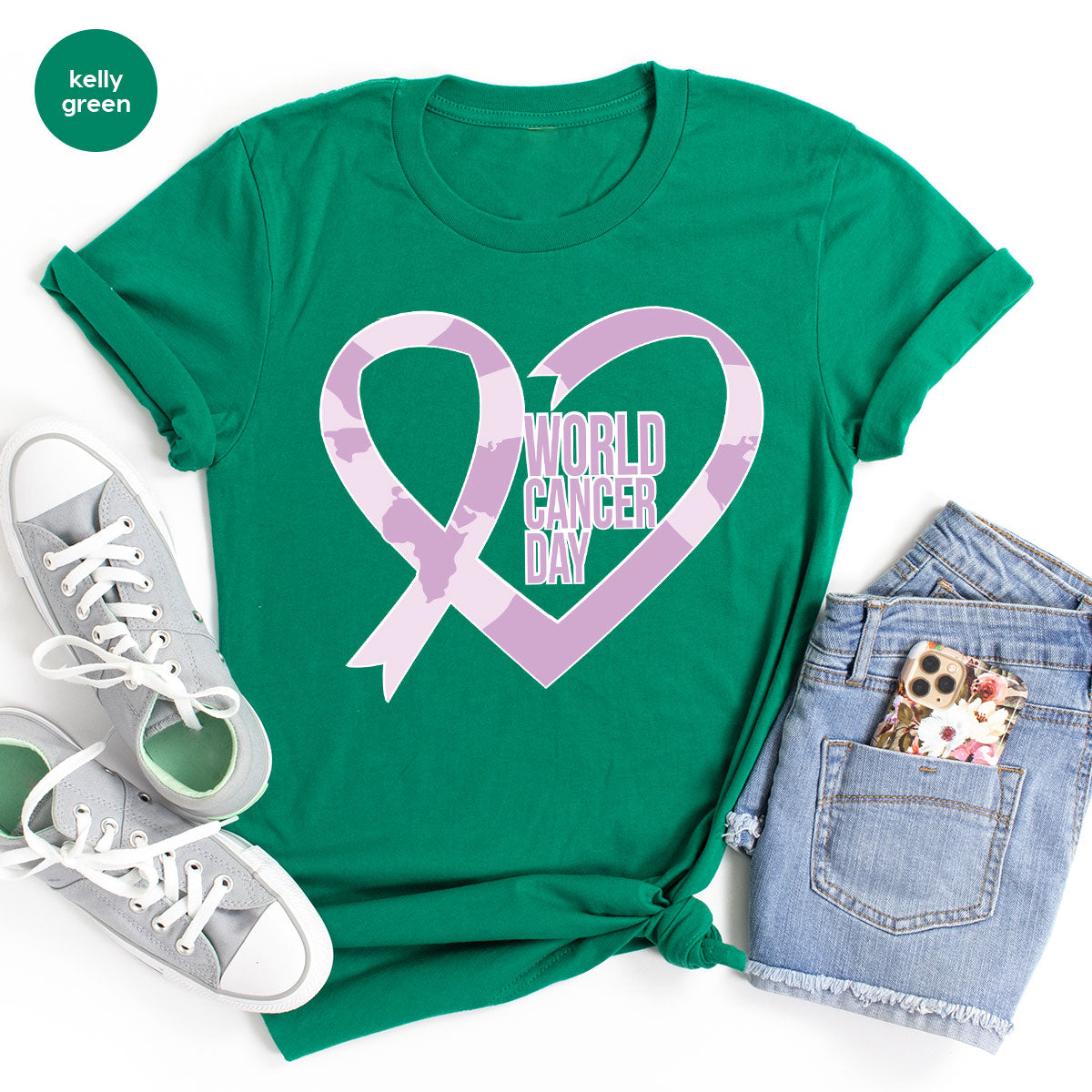World Cancer Day Gift, Cancer Day T-Shirt, Cancer Day Support Shirt