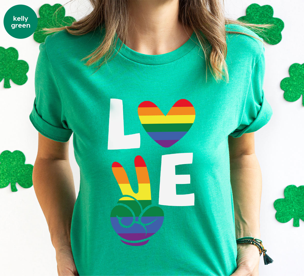 LGBT Love Shirt, Rainbow Glory T-Shirt, Pride Tee
