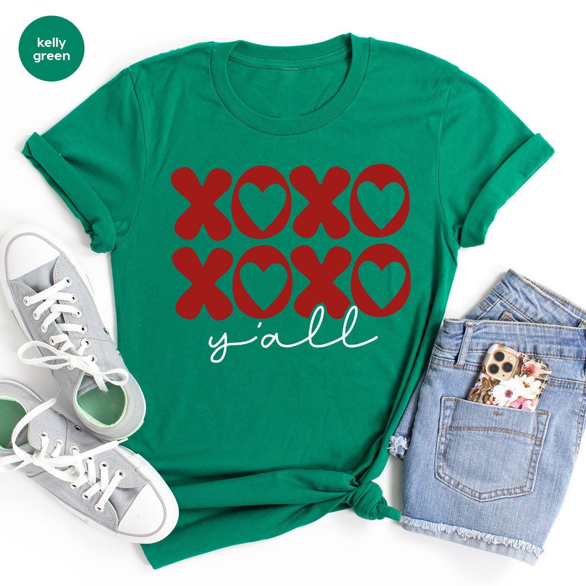 XOXO Shirt, Love Shirt, Valentine's Day T-Shirt, Couple Match Shirt