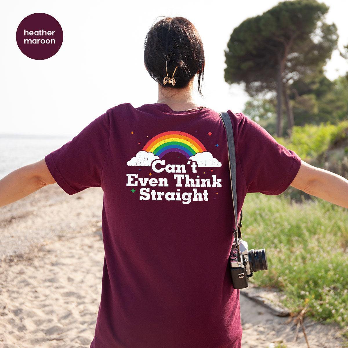 Can I Even Think Straight Shirt, Rainbow T-Shirt, LGBT T-Shirt