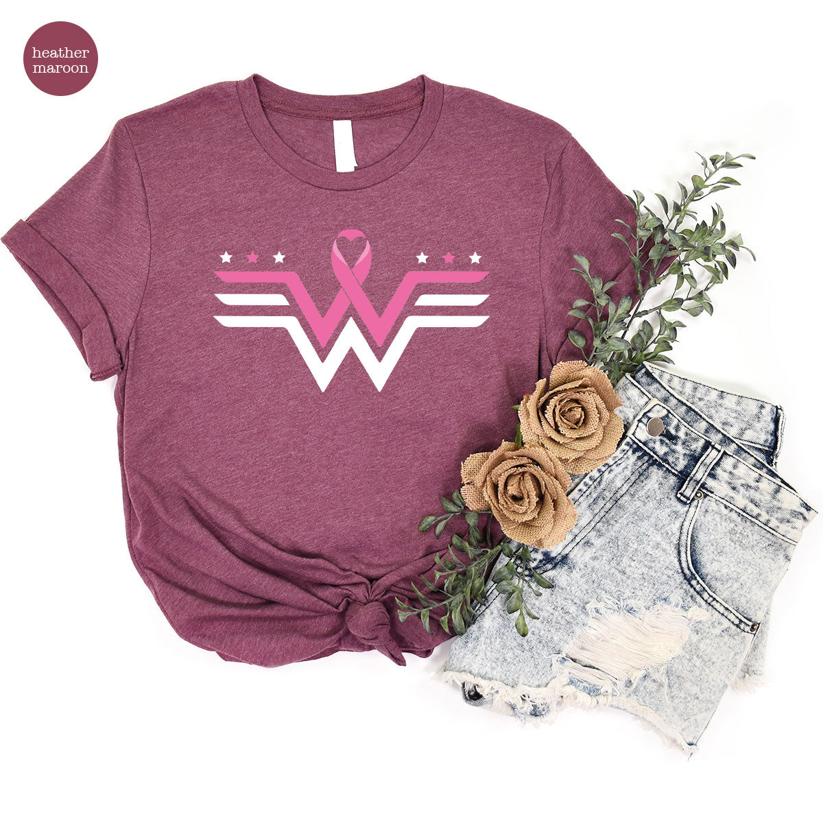 Breeast Cancer Month October Shirt, Cancer Gifts for Mom, Breast Cancer Survivor T-Shirt, Cancer Tee