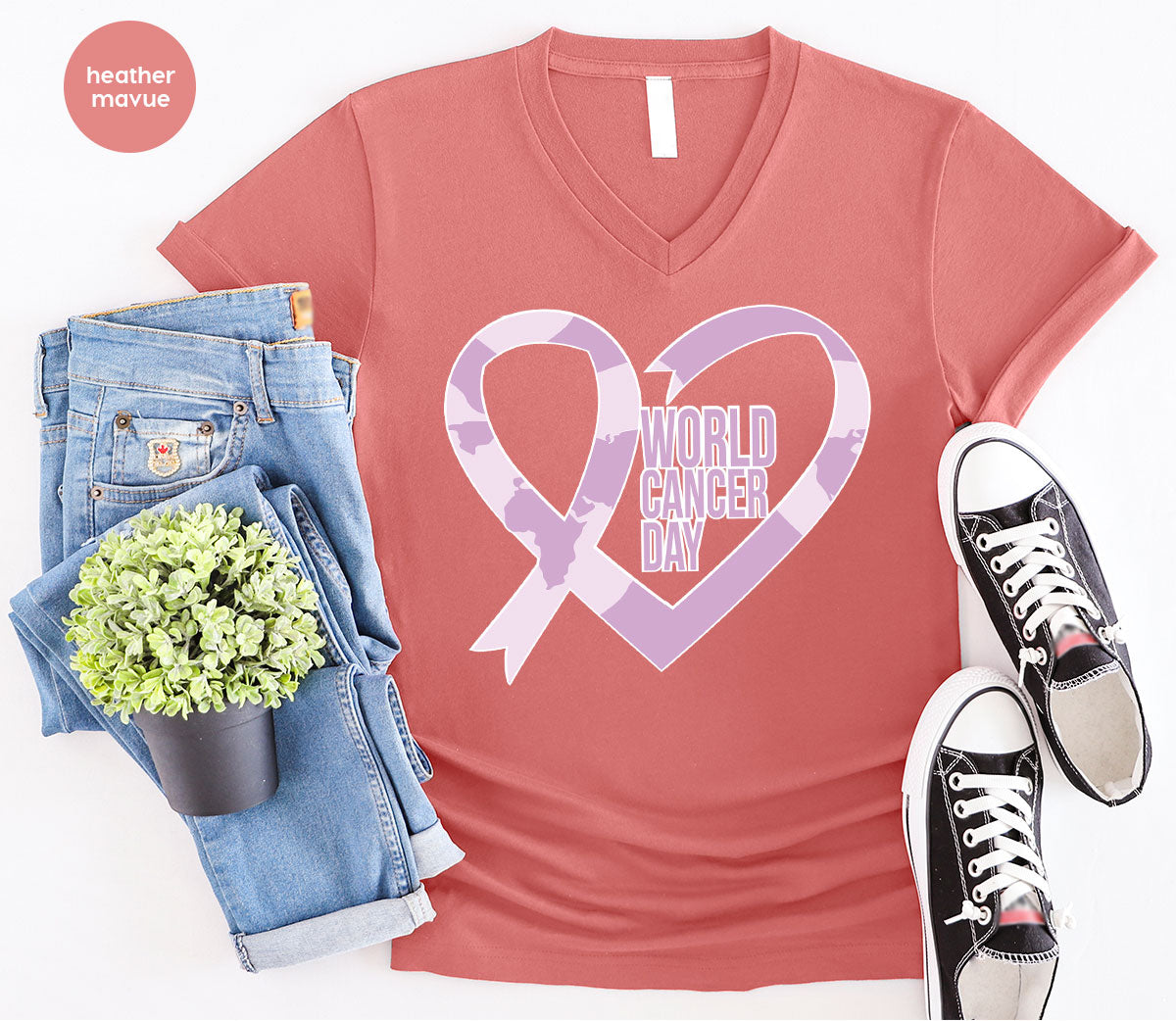 World Cancer Day Gift, Cancer Day T-Shirt, Cancer Day Support Shirt