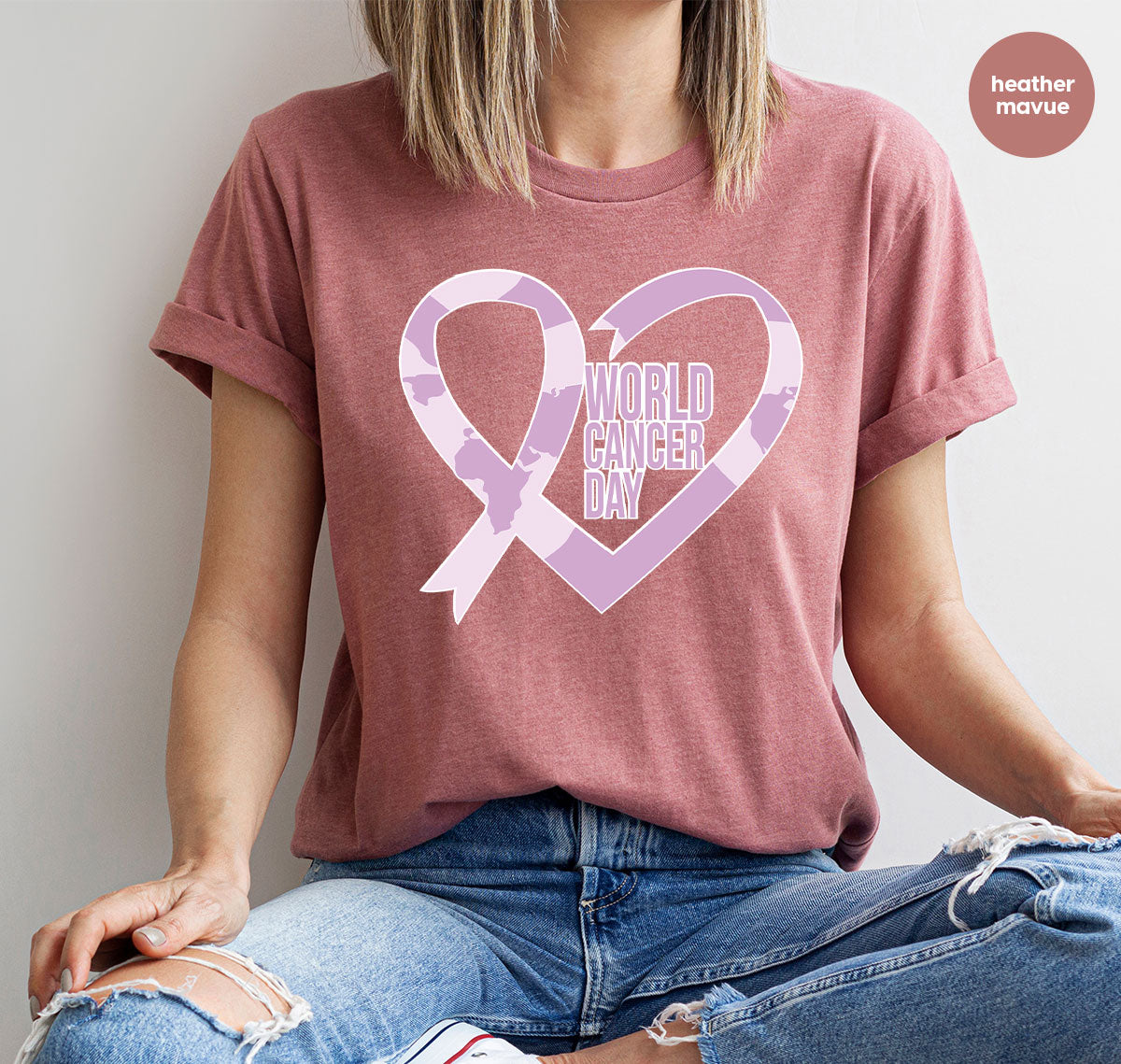 World Cancer Day Gift, Cancer Day T-Shirt, Cancer Day Support Shirt