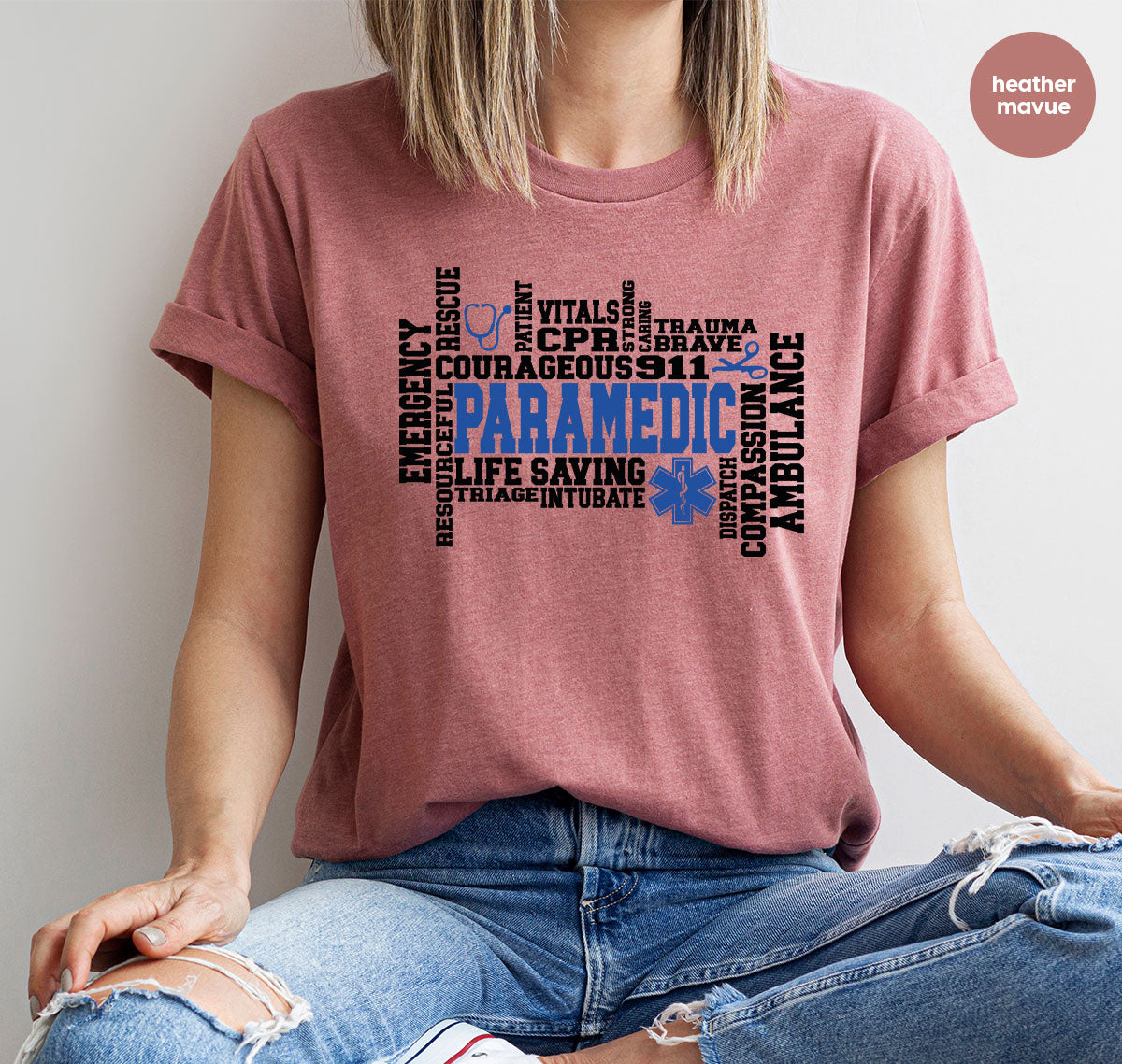 Paramedic T-Shirt, Ambulance Shirt, Life Saver T-Shirt, Gift For Live Saver, Health Worker Shirt