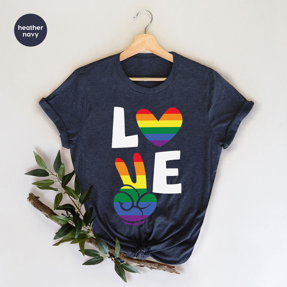 LGBT Love Shirt, Rainbow Glory T-Shirt, Pride Tee