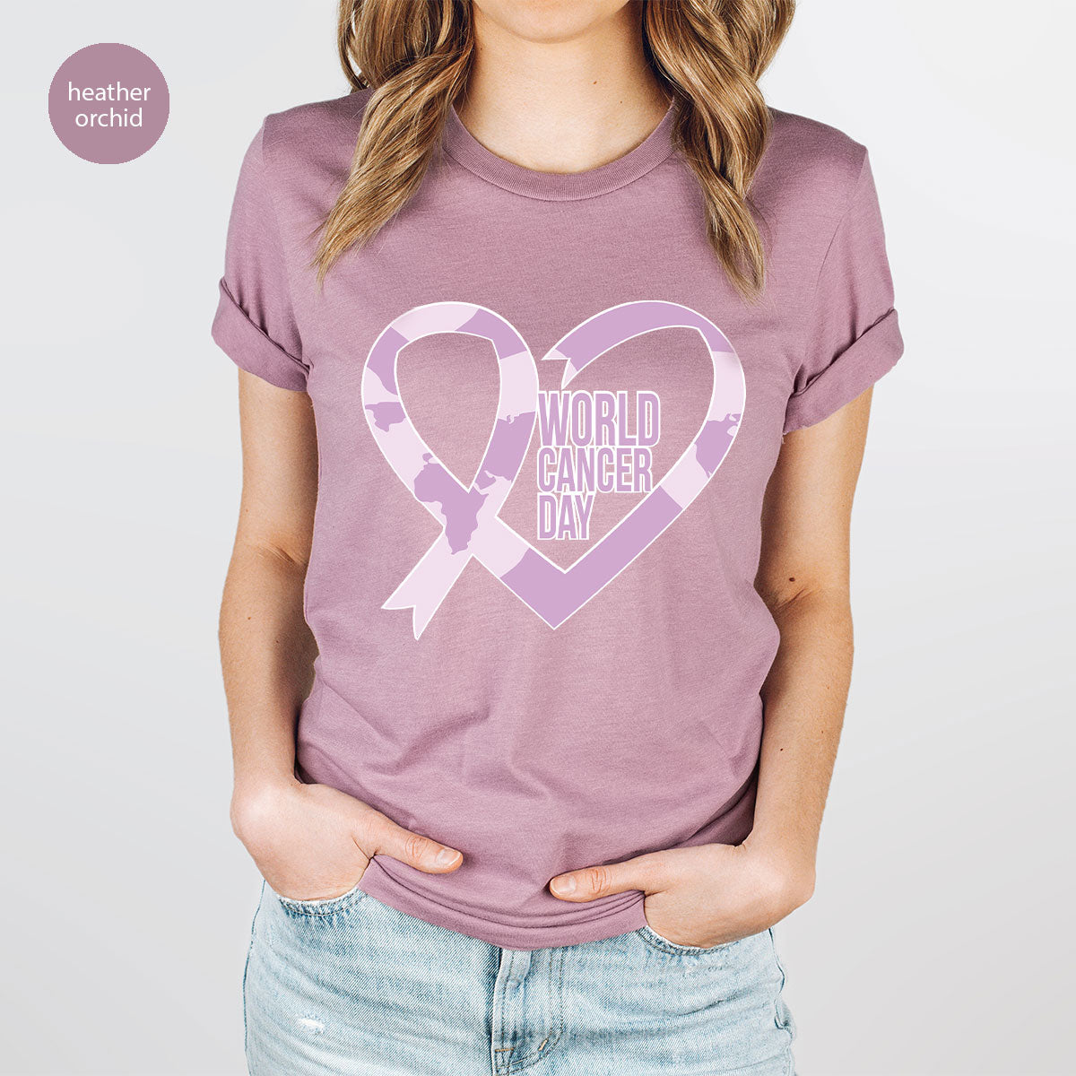 World Cancer Day Gift, Cancer Day T-Shirt, Cancer Day Support Shirt