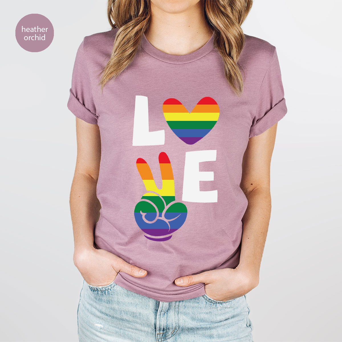 LGBT Love Shirt, Rainbow Glory T-Shirt, Pride Tee