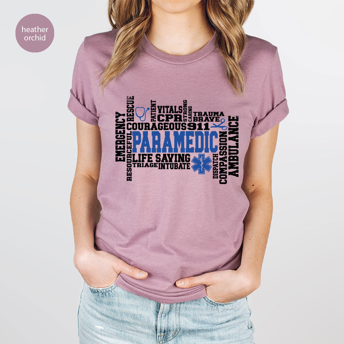 Paramedic T-Shirt, Ambulance Shirt, Life Saver T-Shirt, Gift For Live Saver, Health Worker Shirt