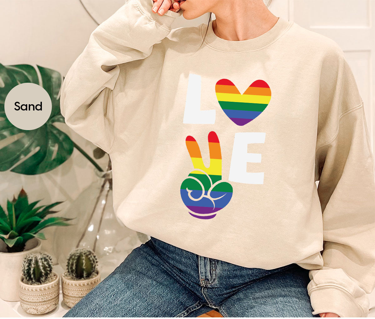 LGBT Love Shirt, Rainbow Glory T-Shirt, Pride Tee