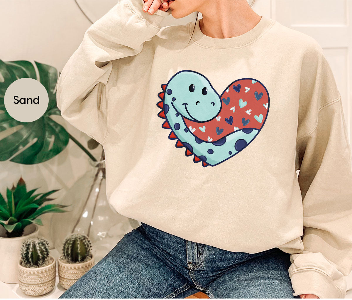 Valentine's Day Dino Shirt, Heart Of Dinosaur Shirt, Feb 14 Tee