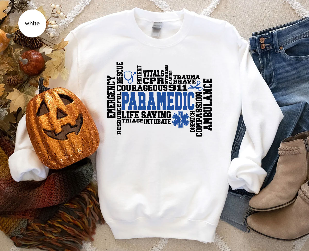 Paramedic T-Shirt, Ambulance Shirt, Life Saver T-Shirt, Gift For Live Saver, Health Worker Shirt