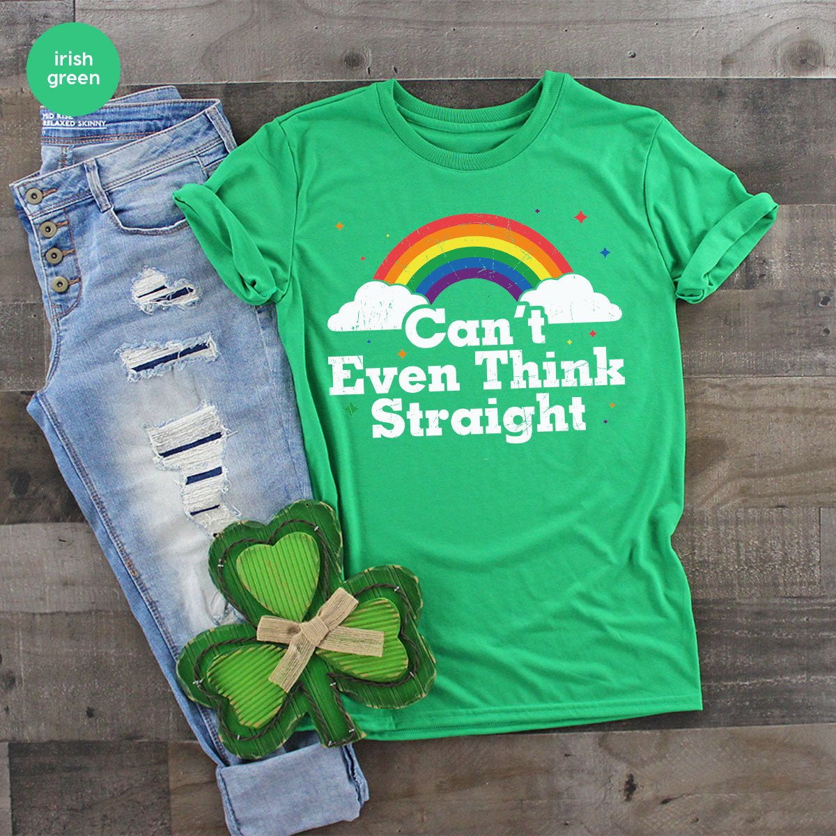 Can I Even Think Straight Shirt, Rainbow T-Shirt, LGBT T-Shirt