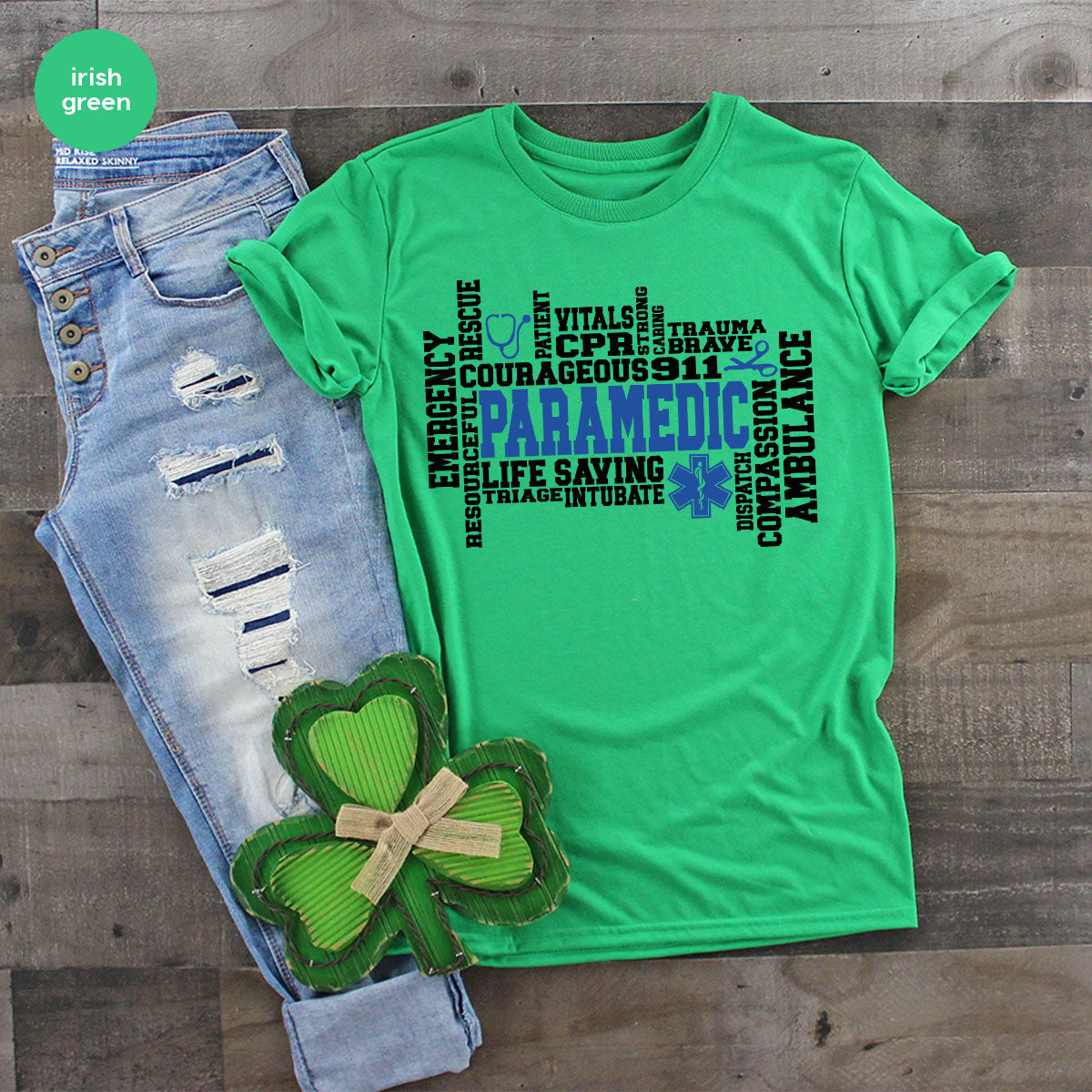 Paramedic T-Shirt, Ambulance Shirt, Life Saver T-Shirt, Gift For Live Saver, Health Worker Shirt