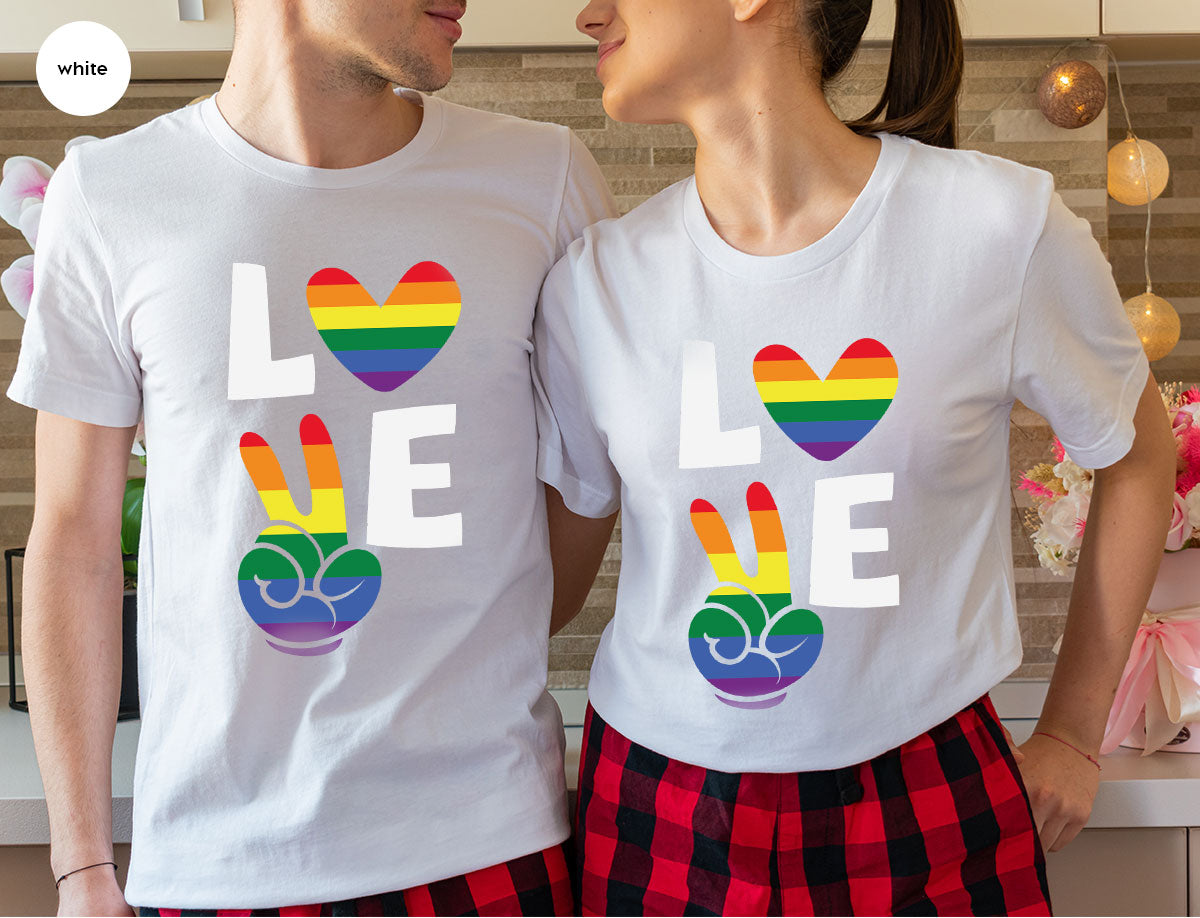LGBT Love Shirt, Rainbow Glory T-Shirt, Pride Tee