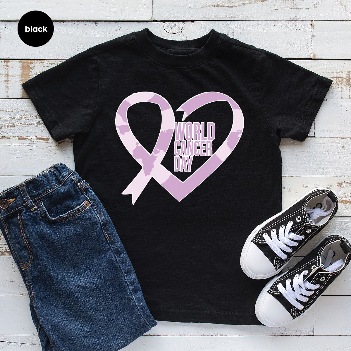 World Cancer Day Gift, Cancer Day T-Shirt, Cancer Day Support Shirt