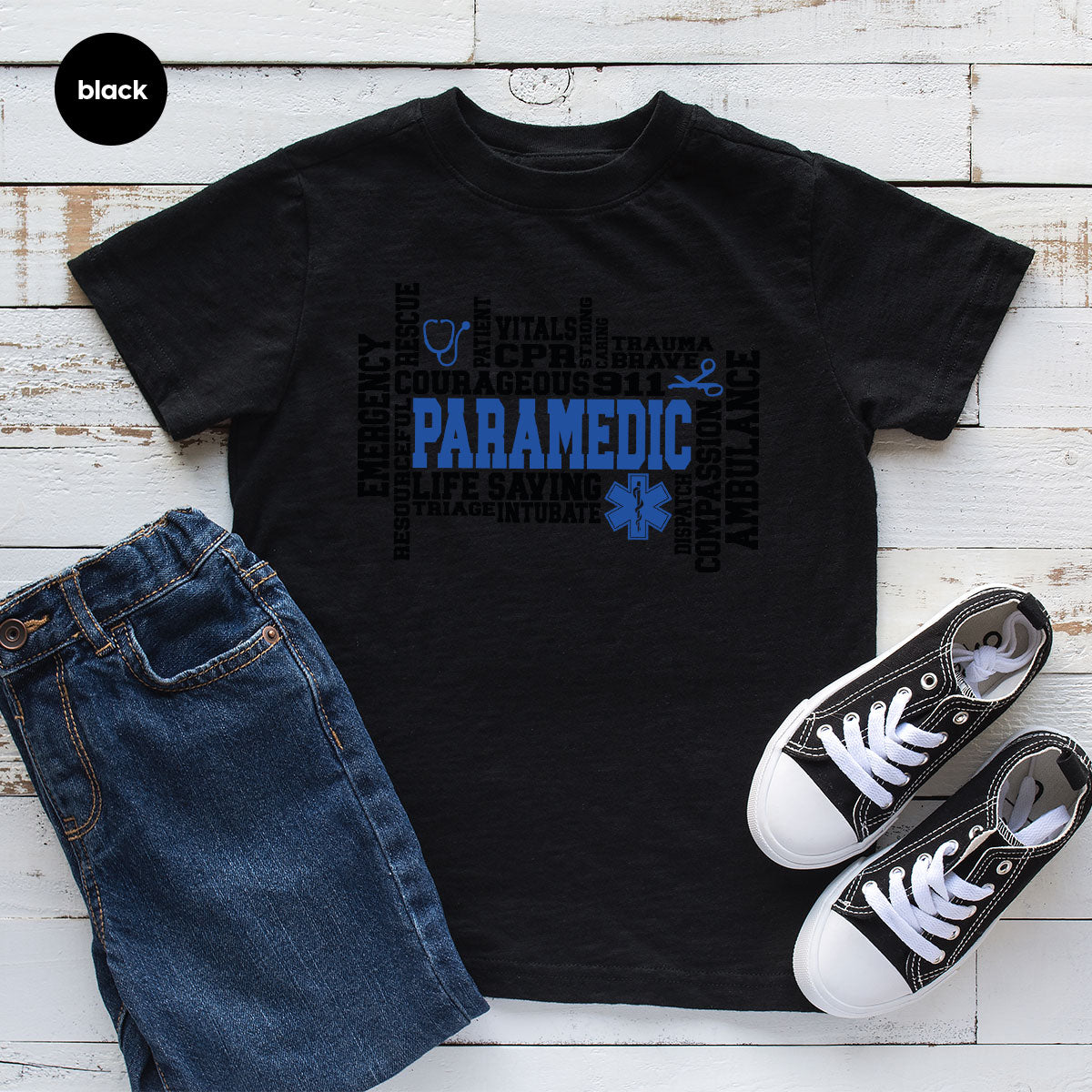 Paramedic T-Shirt, Ambulance Shirt, Life Saver T-Shirt, Gift For Live Saver, Health Worker Shirt