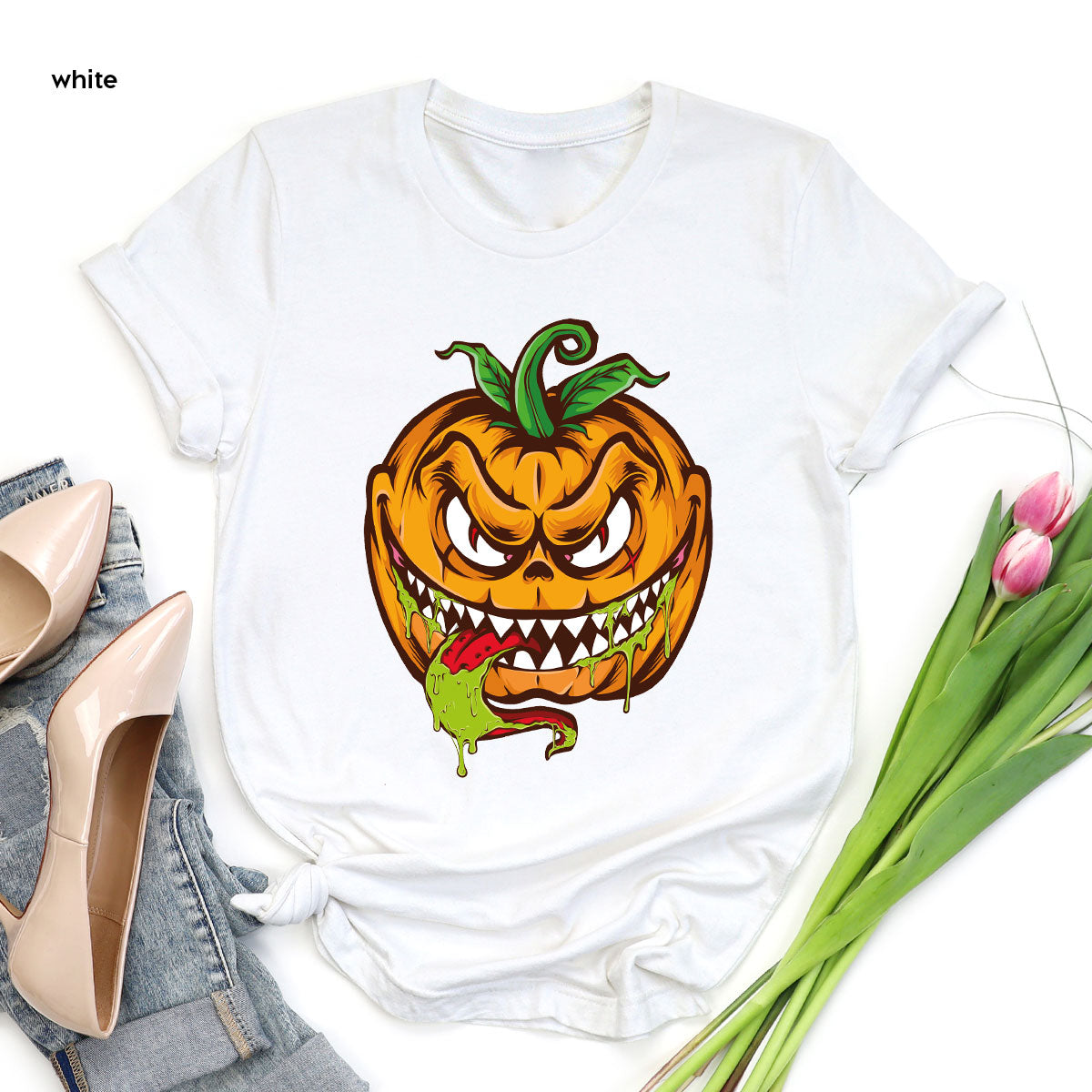 Pumpkin T-Shirt, Pumpkin T-Shirt Design For Men and Women, Halloween Gift