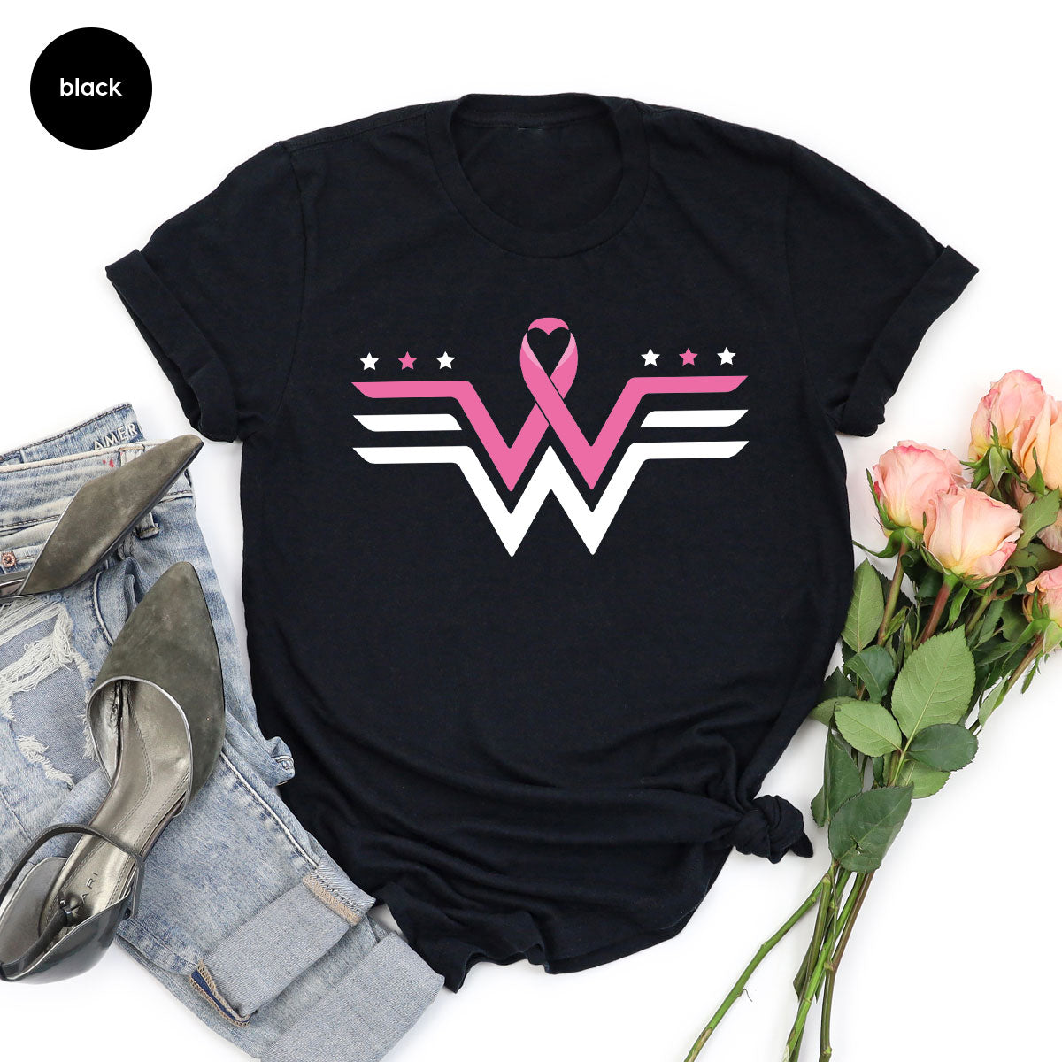 Breeast Cancer Month October Shirt, Cancer Gifts for Mom, Breast Cancer Survivor T-Shirt, Cancer Tee