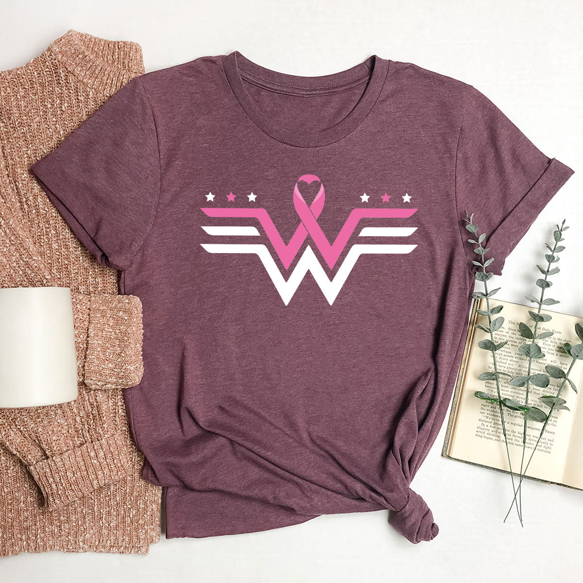 Breeast Cancer Month October Shirt, Cancer Gifts for Mom, Breast Cancer Survivor T-Shirt, Cancer Tee