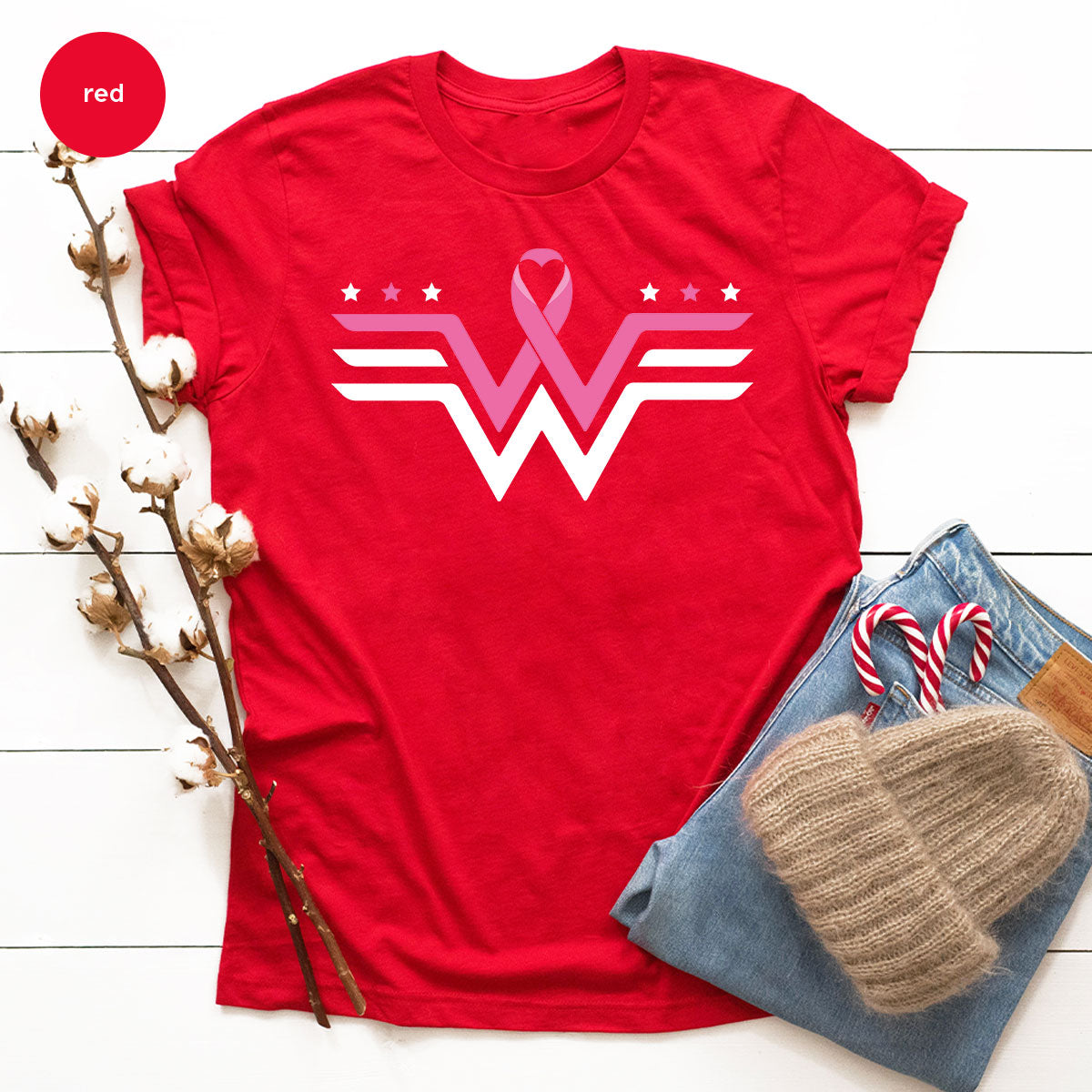 Breeast Cancer Month October Shirt, Cancer Gifts for Mom, Breast Cancer Survivor T-Shirt, Cancer Tee
