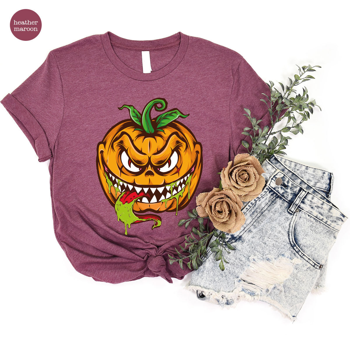 Pumpkin T-Shirt, Pumpkin T-Shirt Design For Men and Women, Halloween Gift