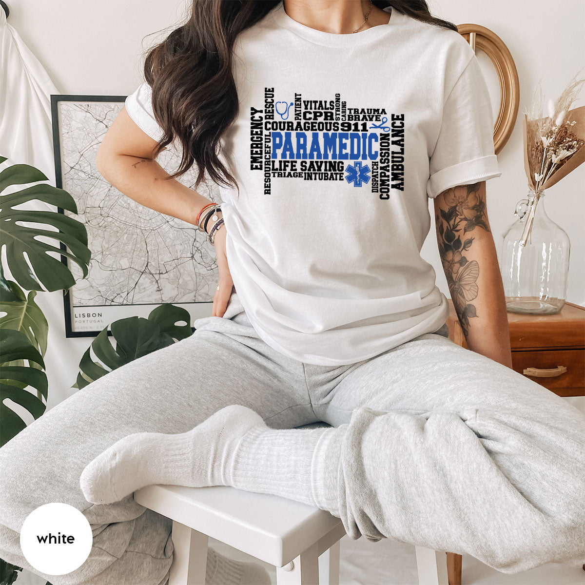 Paramedic T-Shirt, Ambulance Shirt, Life Saver T-Shirt, Gift For Live Saver, Health Worker Shirt