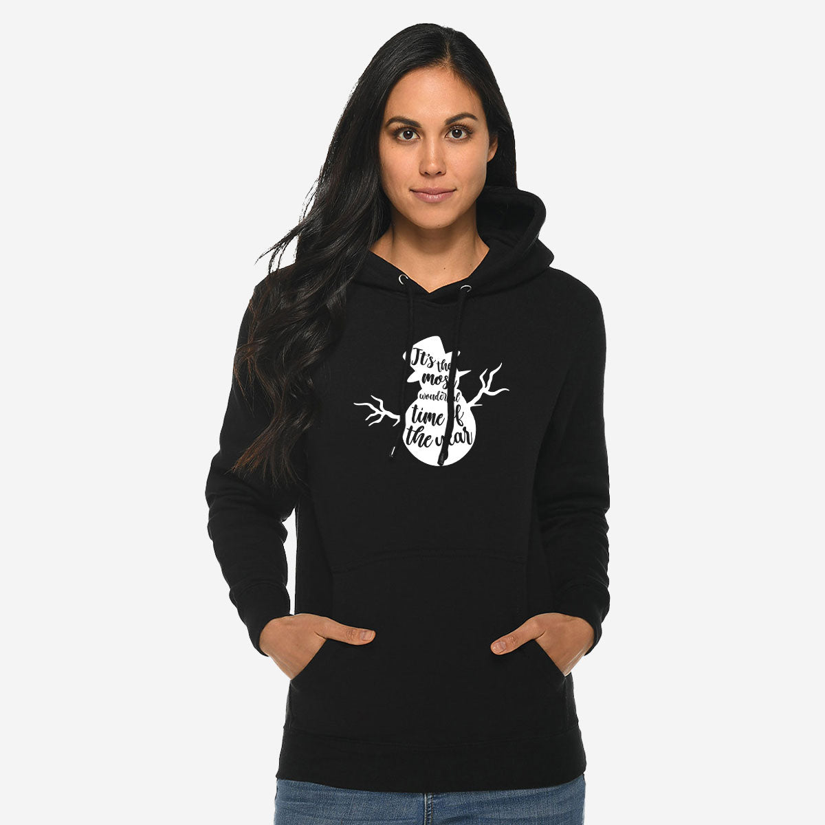 Snowman Christmas Hoodie, Funny Christmas Design, 2023 Xmas Funny Sweatshirt