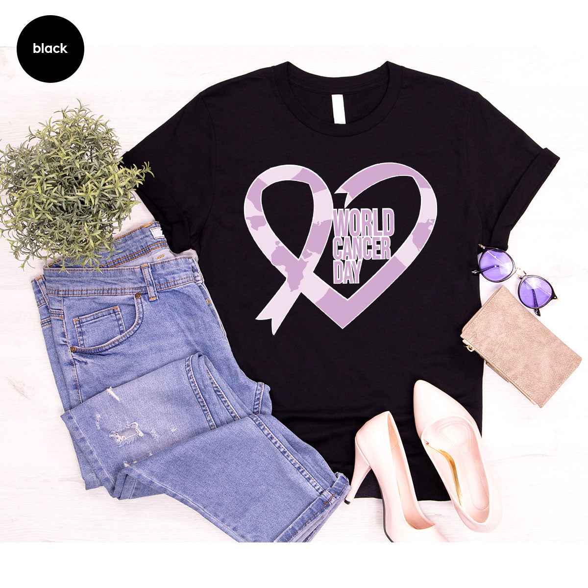 World Cancer Day Gift, Cancer Day T-Shirt, Cancer Day Support Shirt