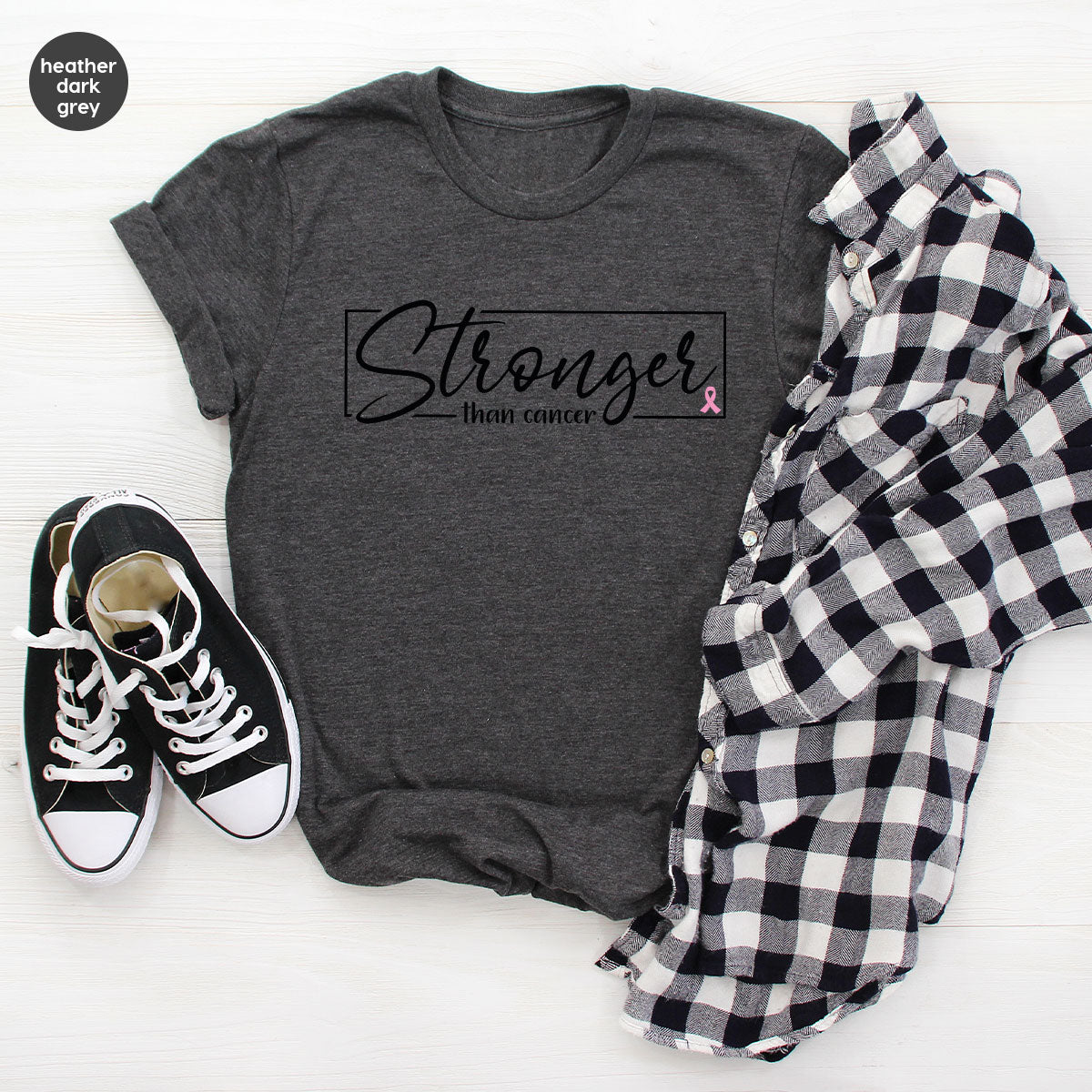 Stronger Than Cancer T-Shirt, Cancer Support Shirt, Cancer Warrior Tee
