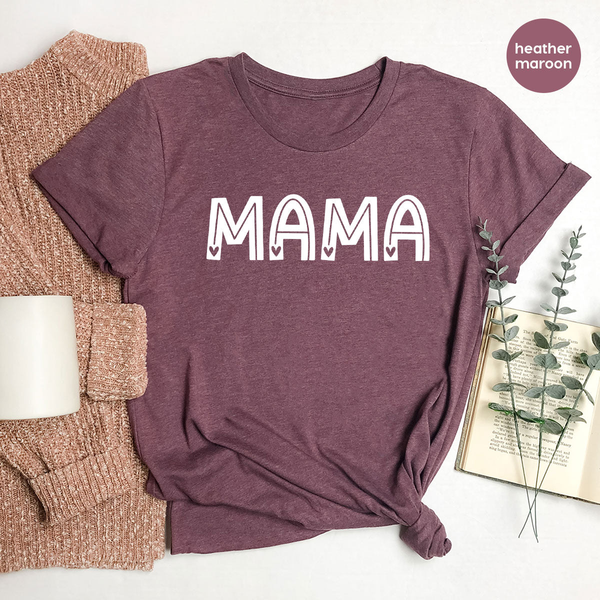 Mama Shirt, Valentine's Day Gift For Mamas, 2023 Valentine's Day Shirt