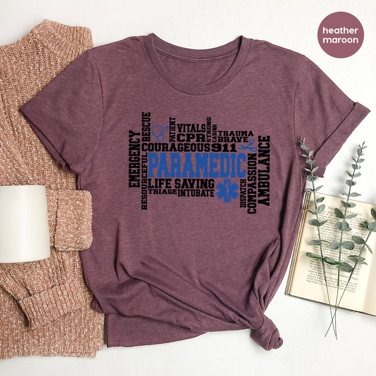 Paramedic T-Shirt, Ambulance Shirt, Life Saver T-Shirt, Gift For Live Saver, Health Worker Shirt