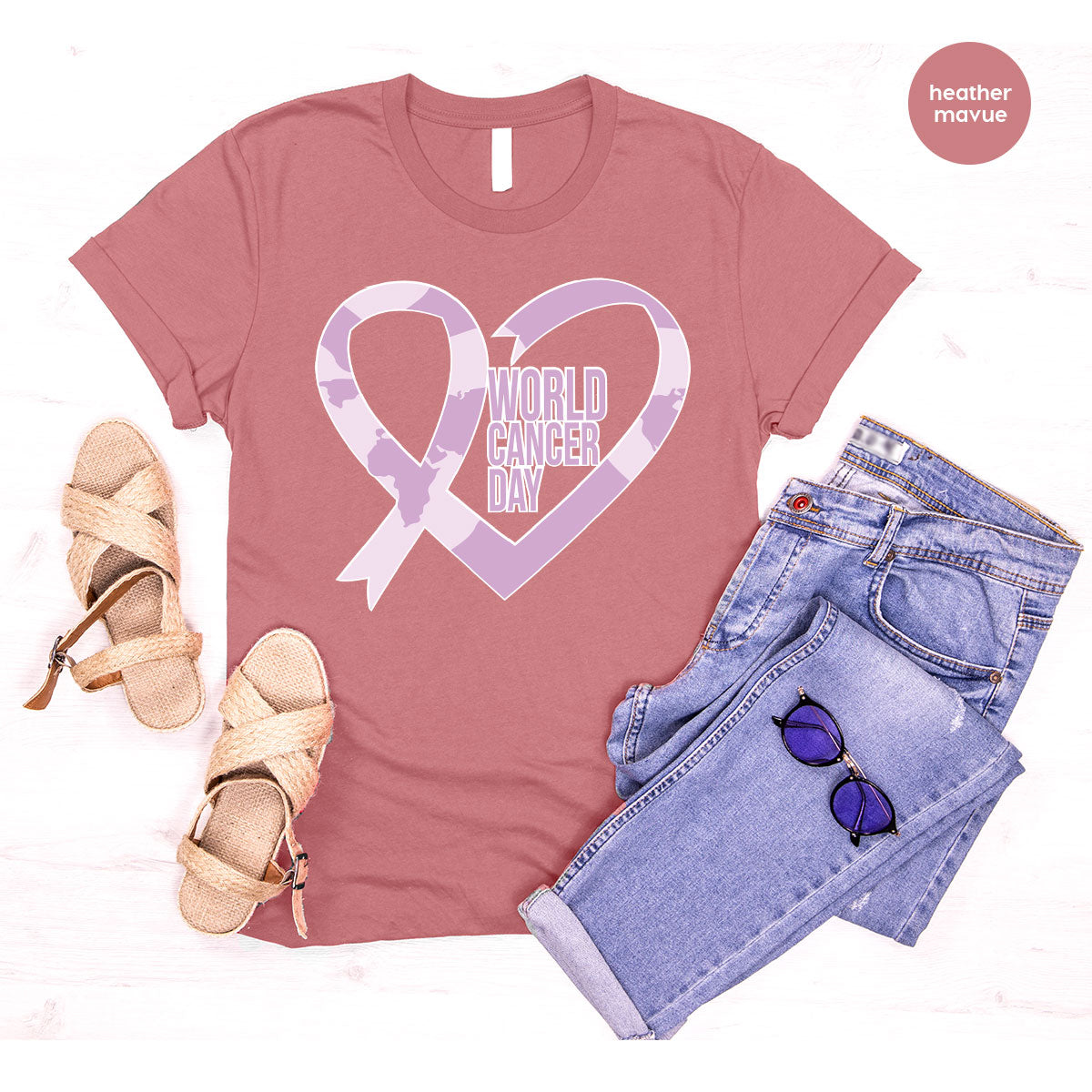 World Cancer Day Gift, Cancer Day T-Shirt, Cancer Day Support Shirt