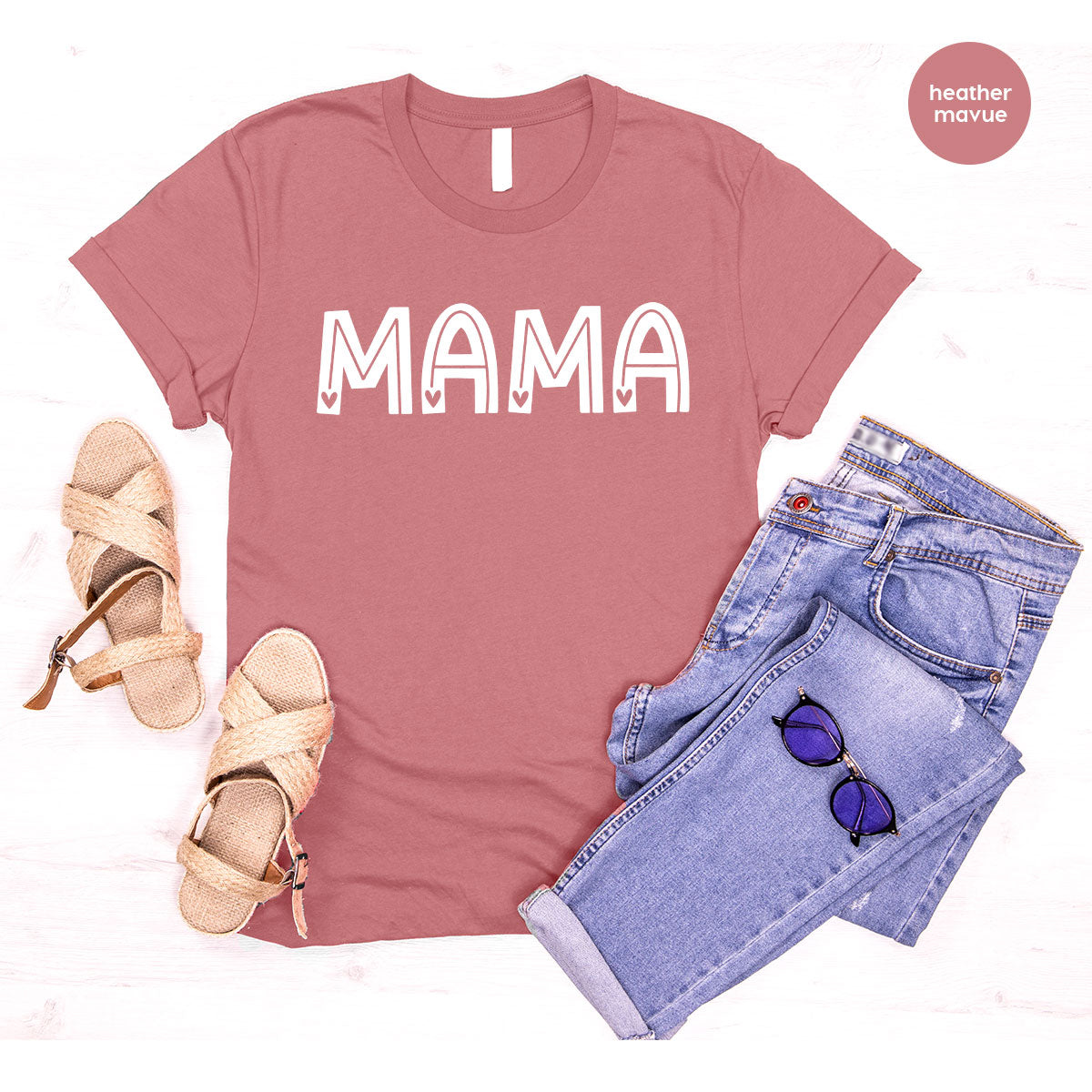 Mama Shirt, Valentine's Day Gift For Mamas, 2023 Valentine's Day Shirt