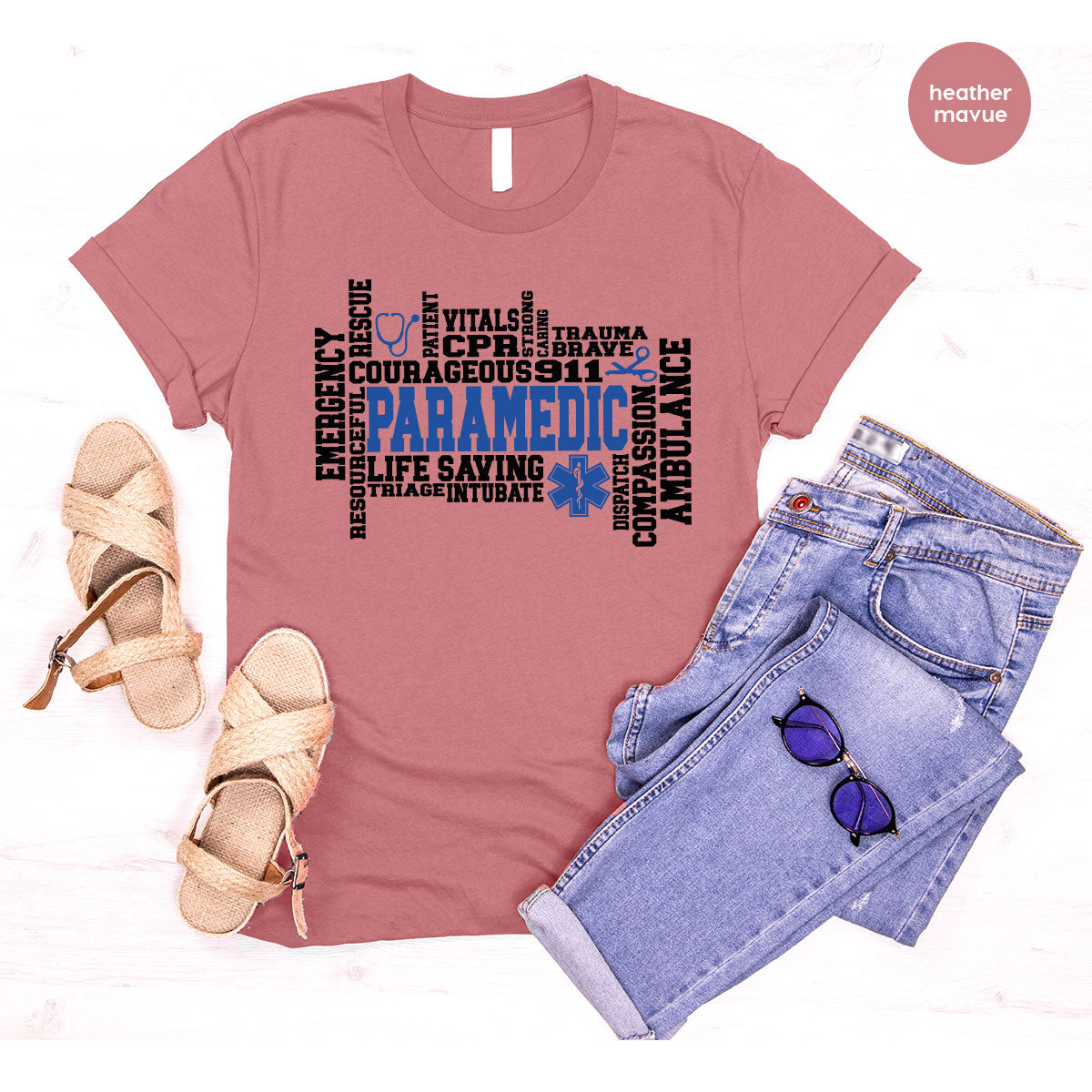 Paramedic T-Shirt, Ambulance Shirt, Life Saver T-Shirt, Gift For Live Saver, Health Worker Shirt