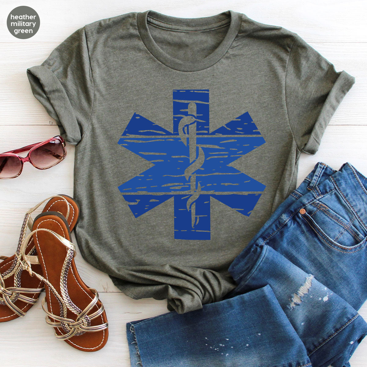 Paramedic Sign Shirt, Gift for Emergency Services, Health Worker T-Shirt