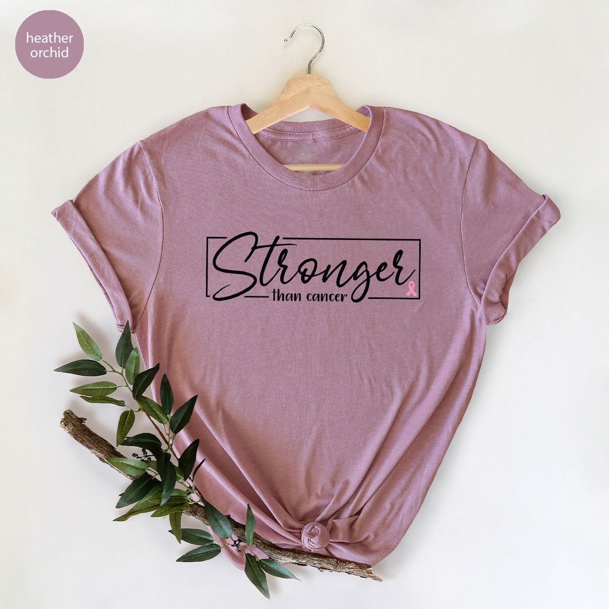 Stronger Than Cancer T-Shirt, Cancer Support Shirt, Cancer Warrior Tee