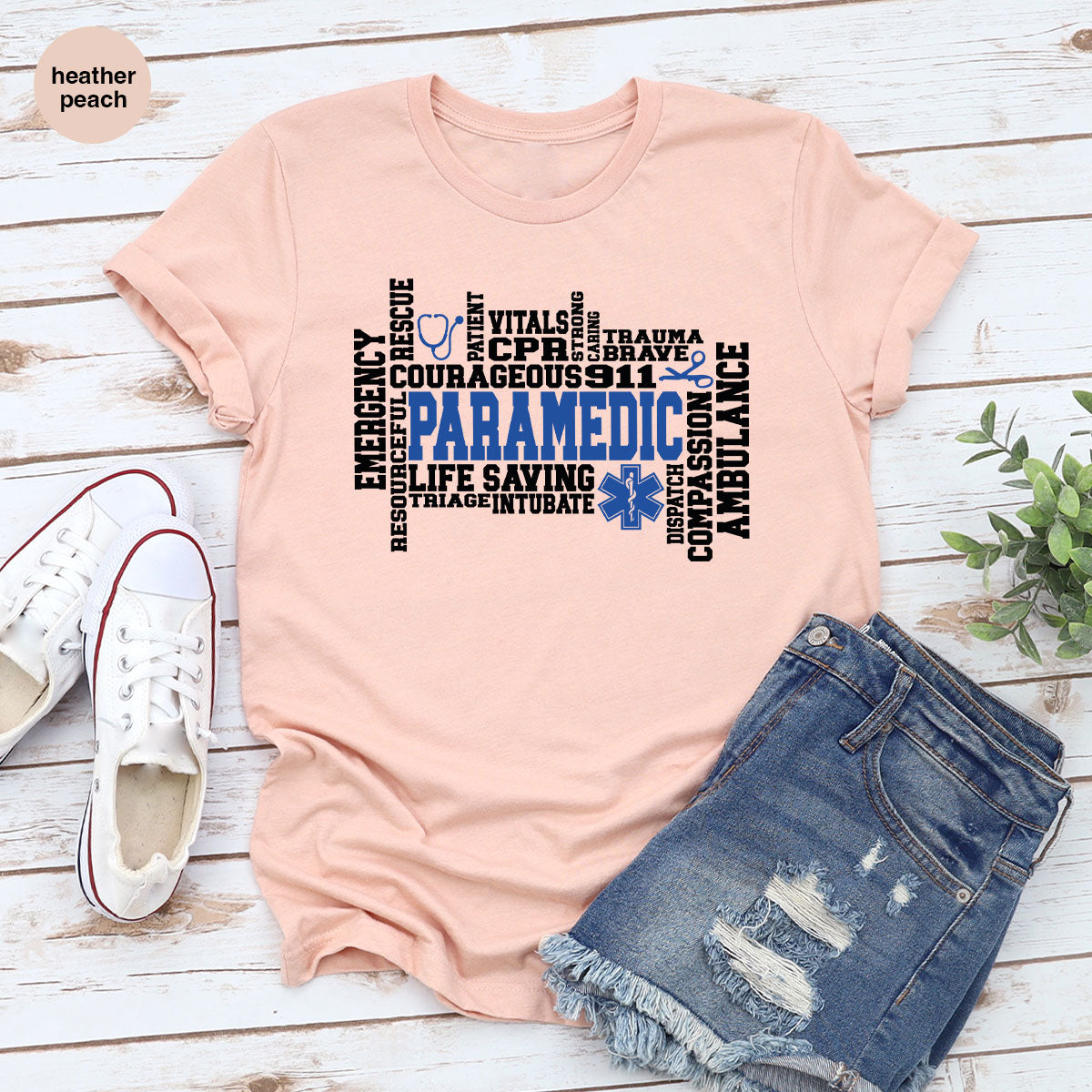 Paramedic T-Shirt, Ambulance Shirt, Life Saver T-Shirt, Gift For Live Saver, Health Worker Shirt