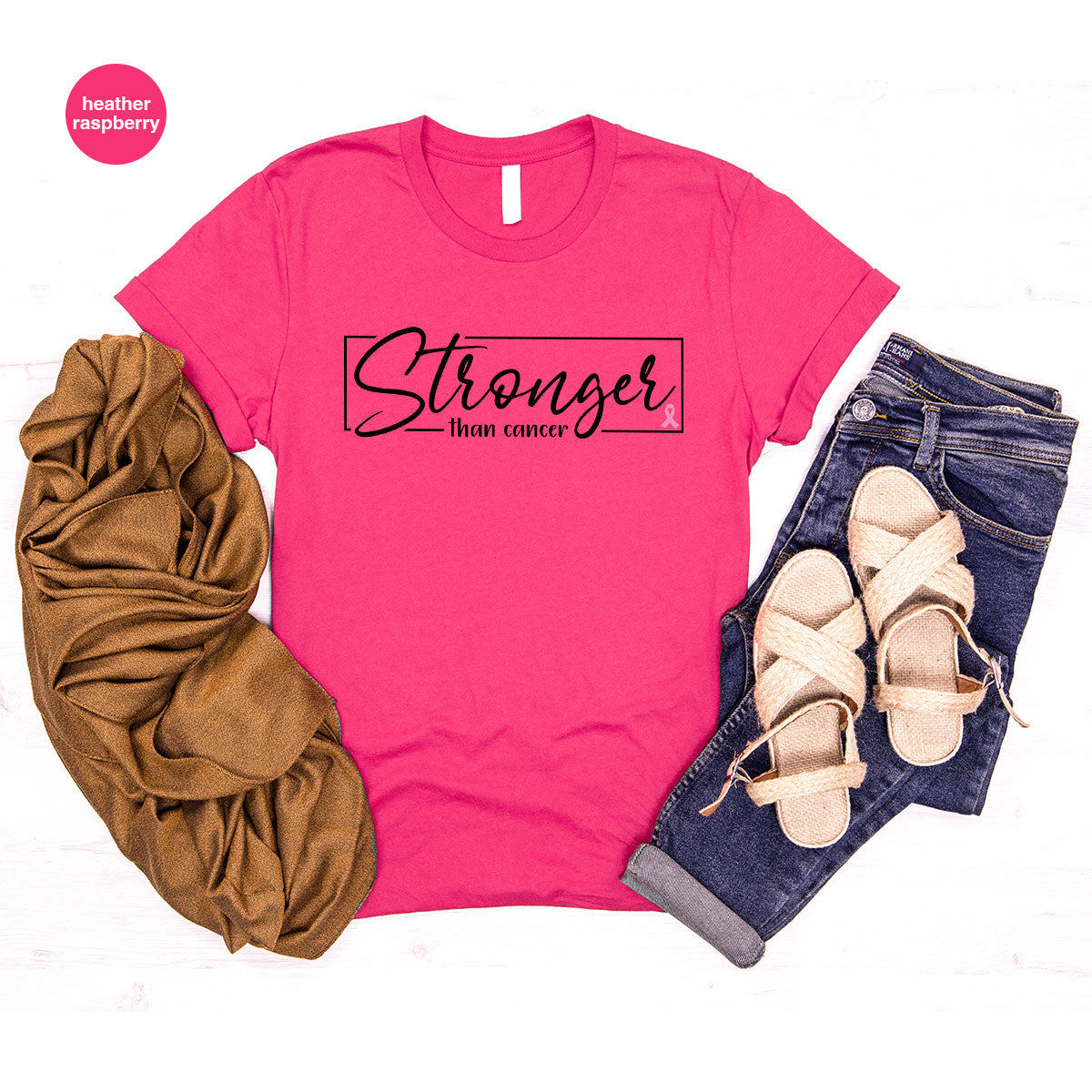 Stronger Than Cancer T-Shirt, Cancer Support Shirt, Cancer Warrior Tee