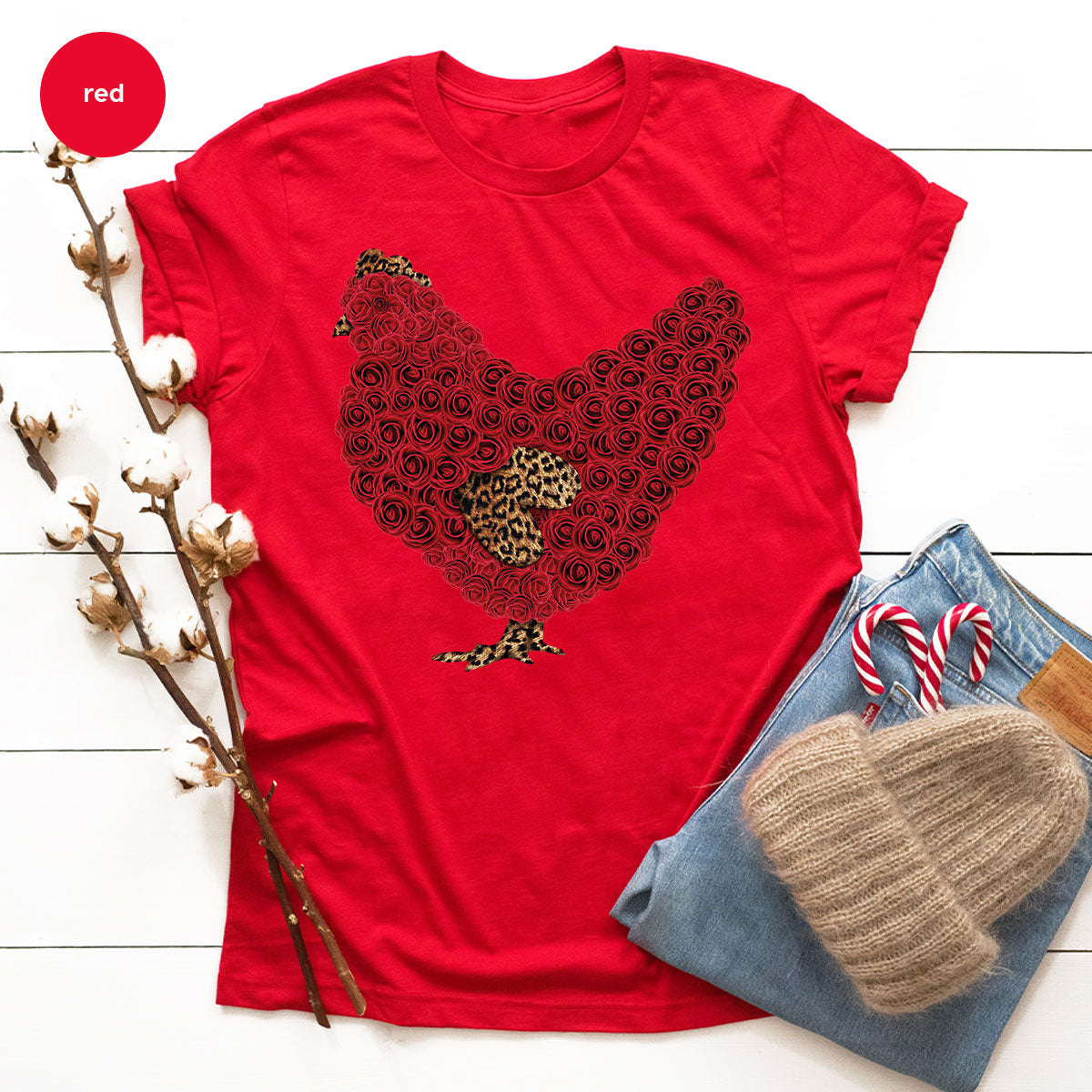 Heart of Chicken Shirt, Funny Valentine Day Gift, Special Gift for Feb 14