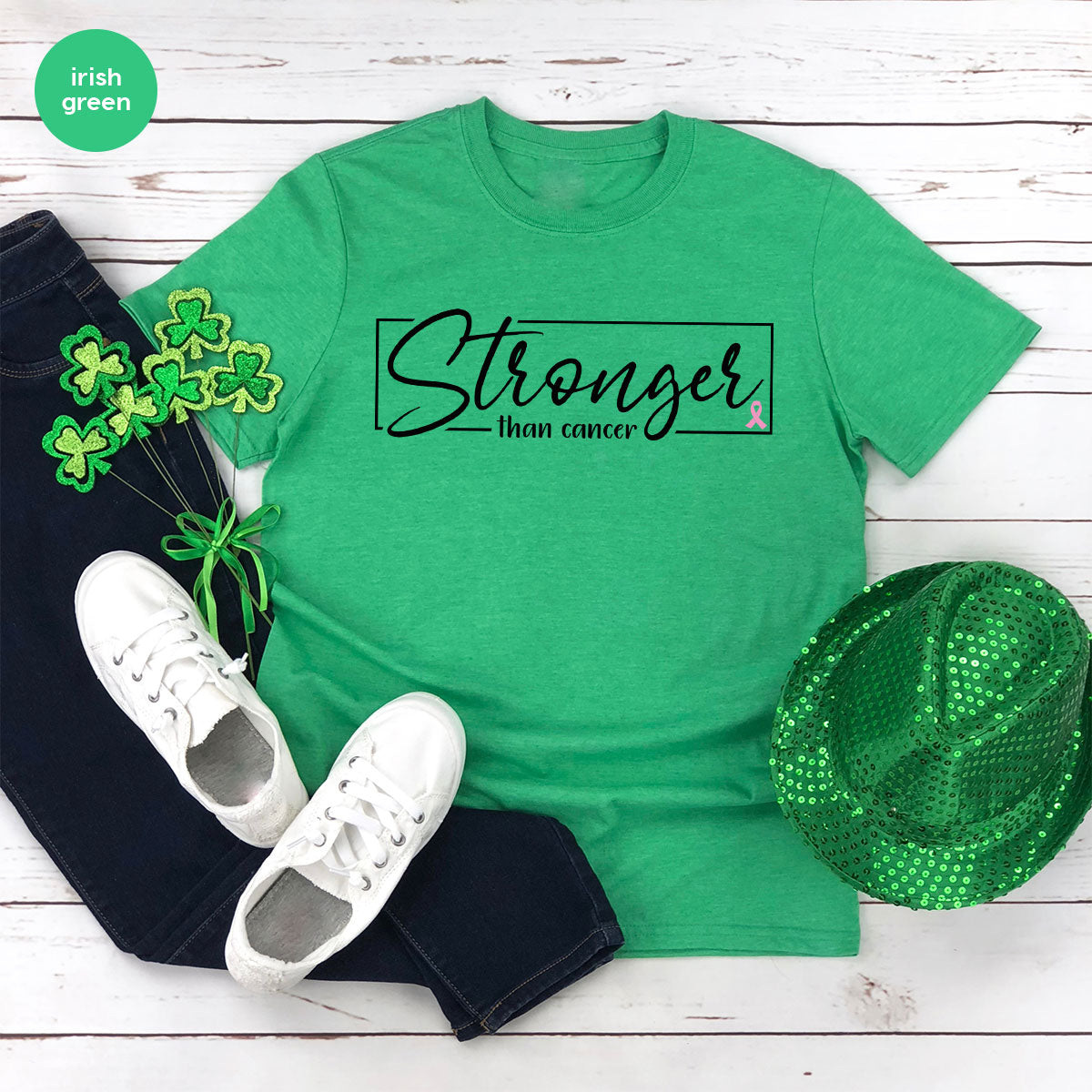 Stronger Than Cancer T-Shirt, Cancer Support Shirt, Cancer Warrior Tee